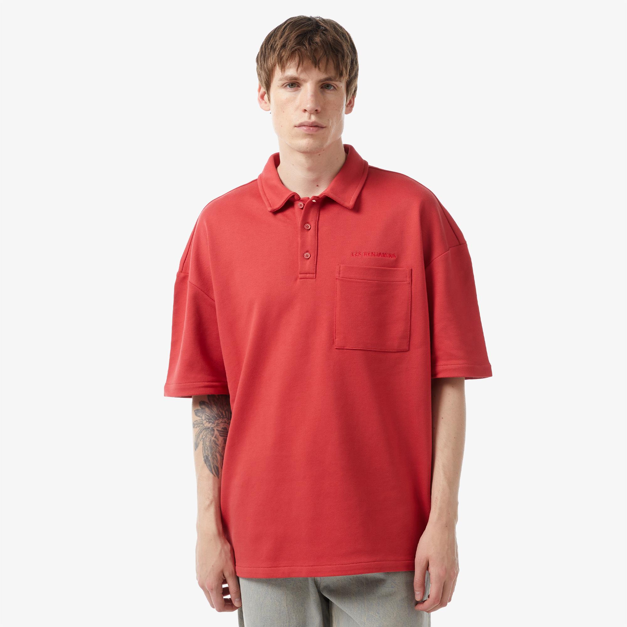 Les Benjamins Essentials 304 Erkek Kırmızı Polo