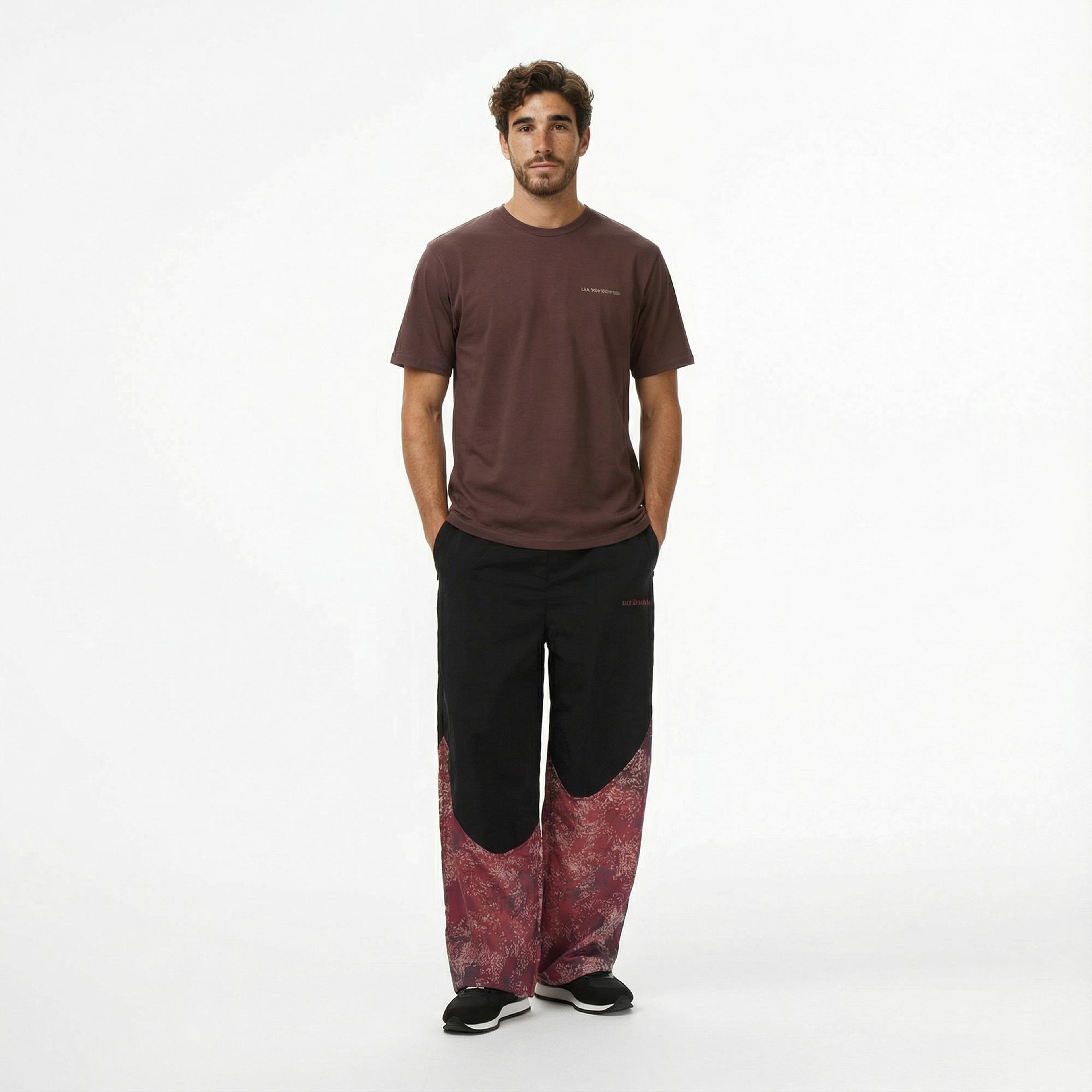 Les Benjamins Relaxed 010 Erkek Kahverengi T-Shirt