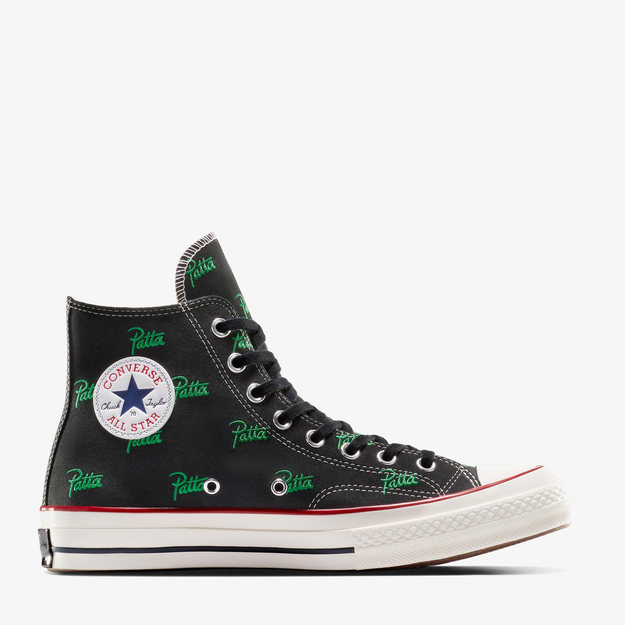 Converse X Patta Chuck 70 Unisex Siyah Bilekli Sneaker