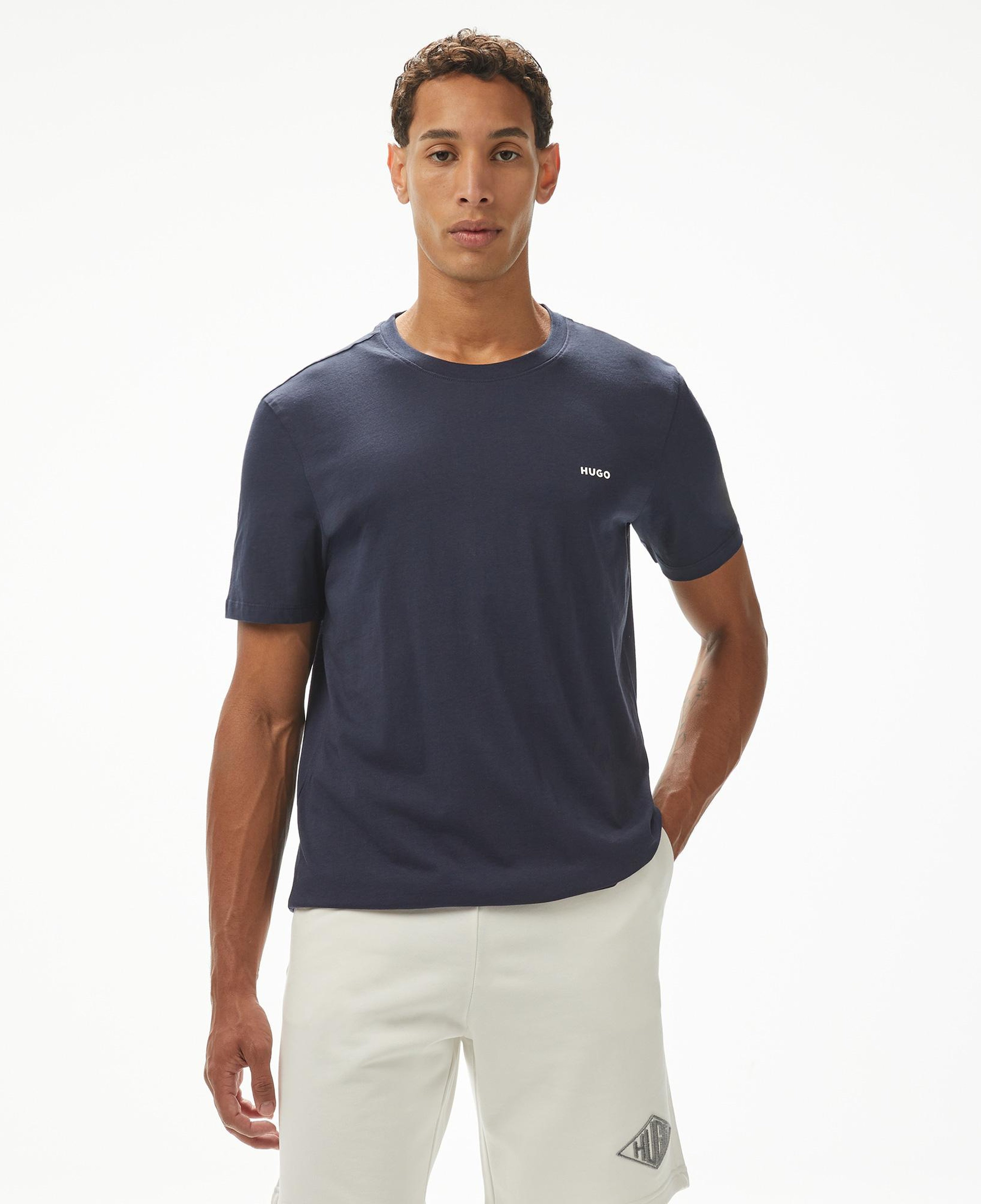 Hugo Dero 222 Erkek Mavi T-Shirt