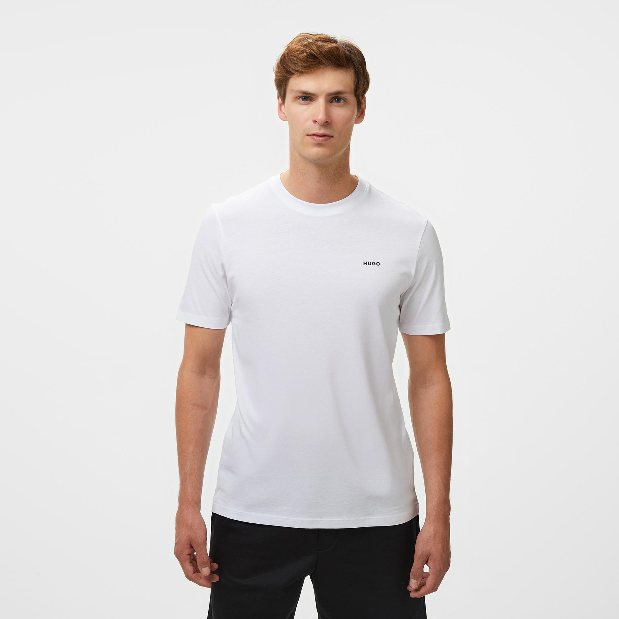 Hugo Dero 222 Erkek Beyaz T-Shirt
