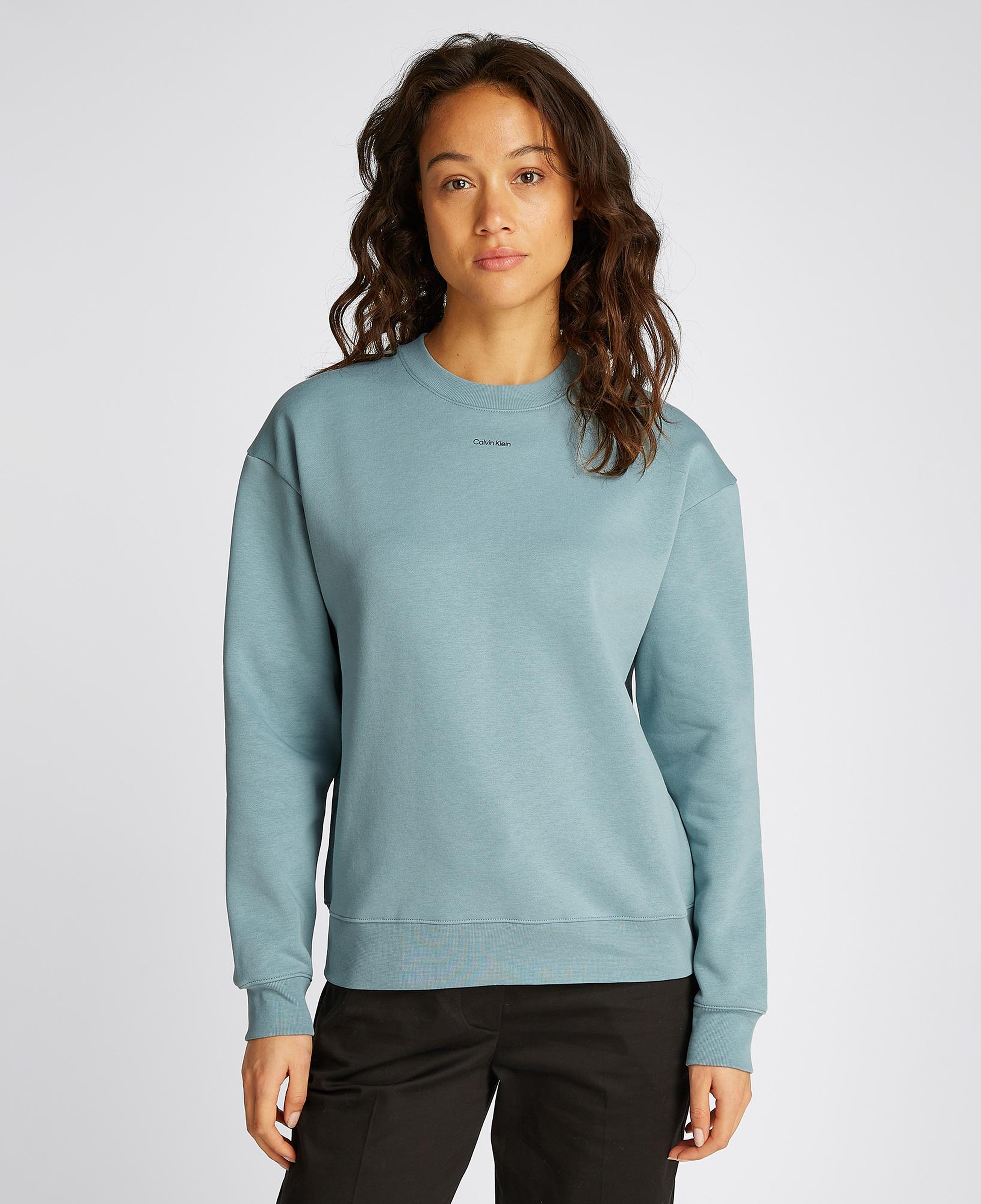 Calvin Klein Kadın Mavi Sweatshirt