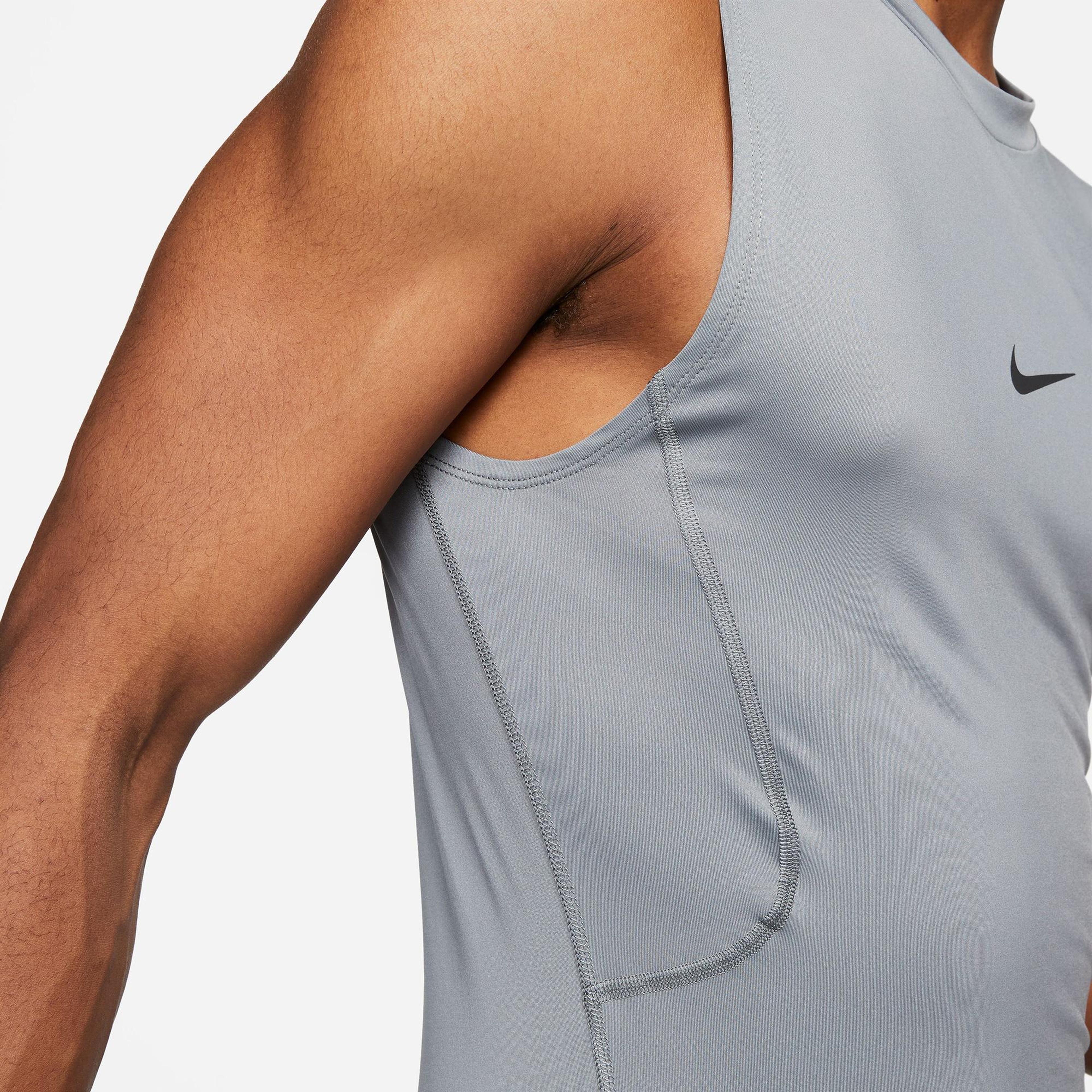 Nike Pro Dri-Fit Erkek Gri T-Shirt