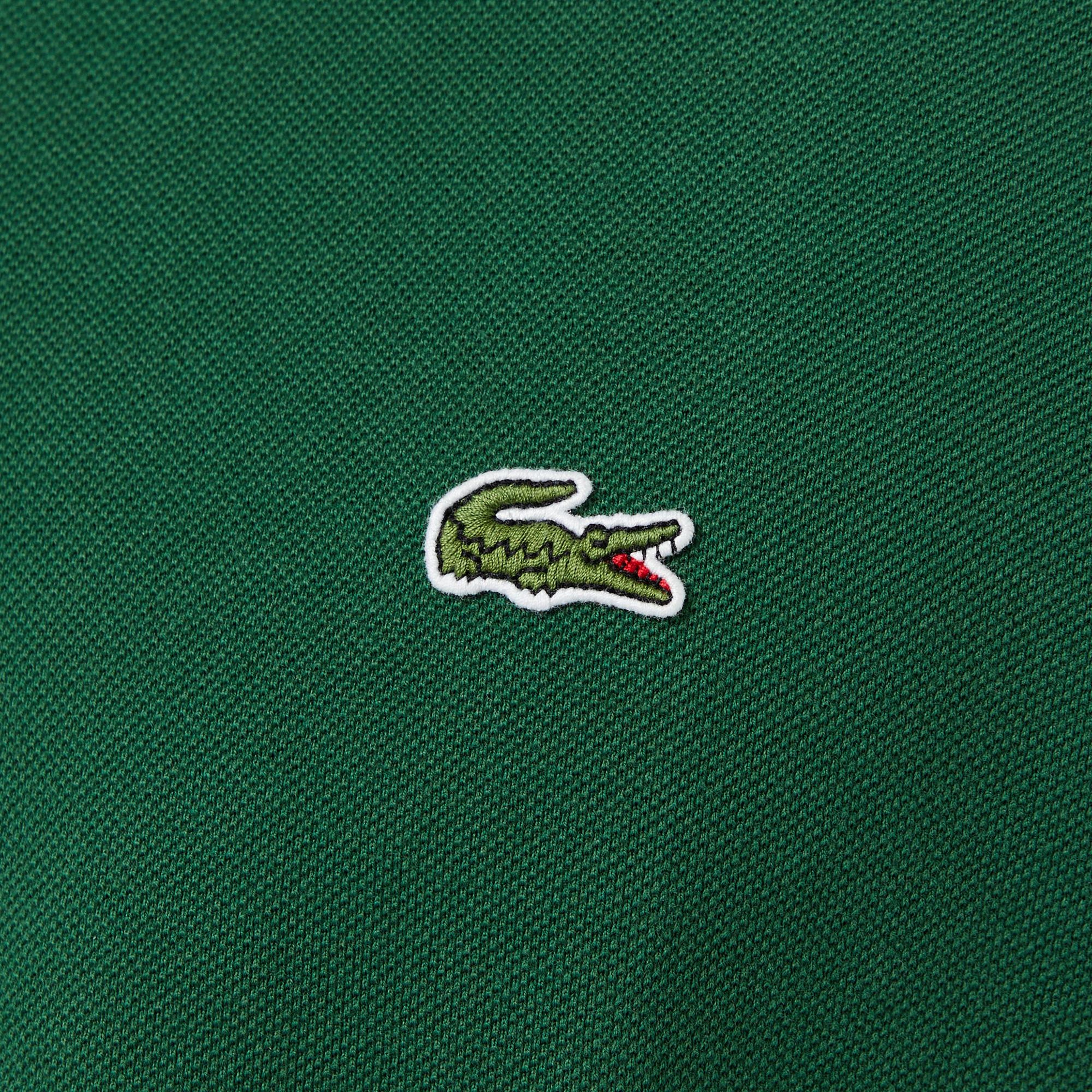Lacoste L.12.12 Erkek Slim Fit Uzun Kollu Yeşil Polo