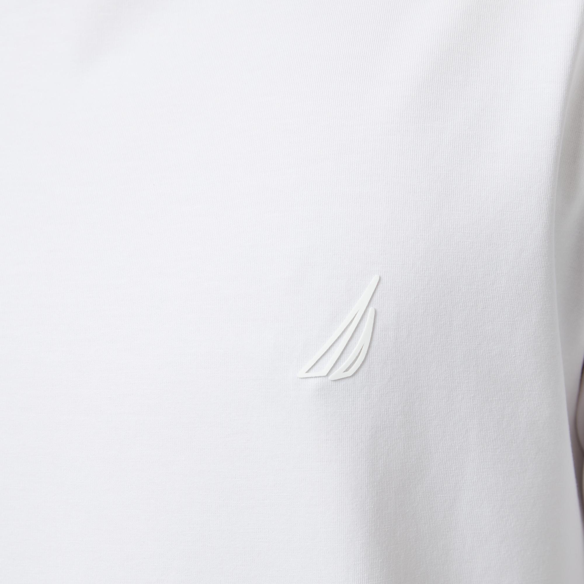 Nautica Erkek Beyaz Regular Fit T-Shirt