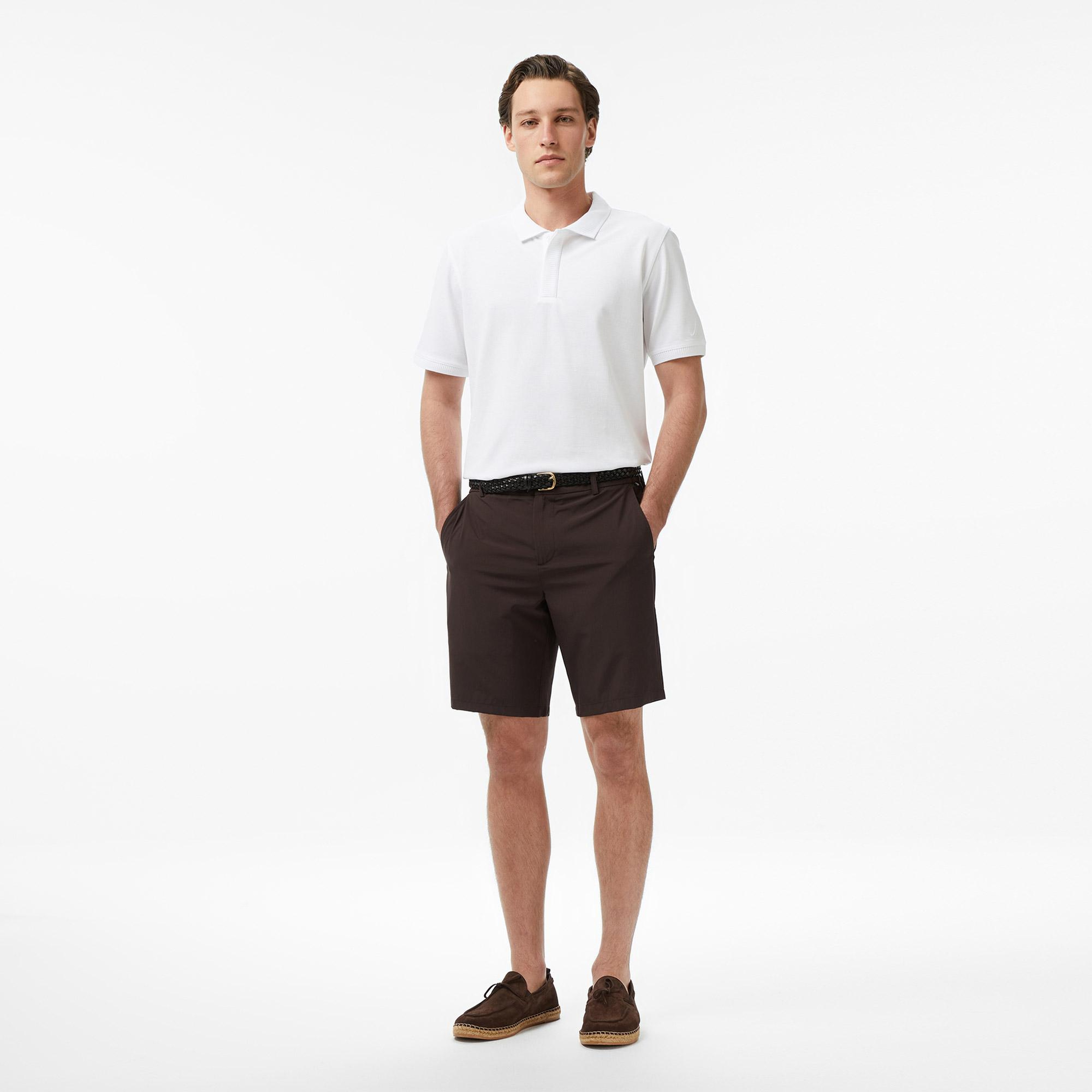 Nautica Erkek Beyaz Regular Fit Polo Yaka T-Shirt