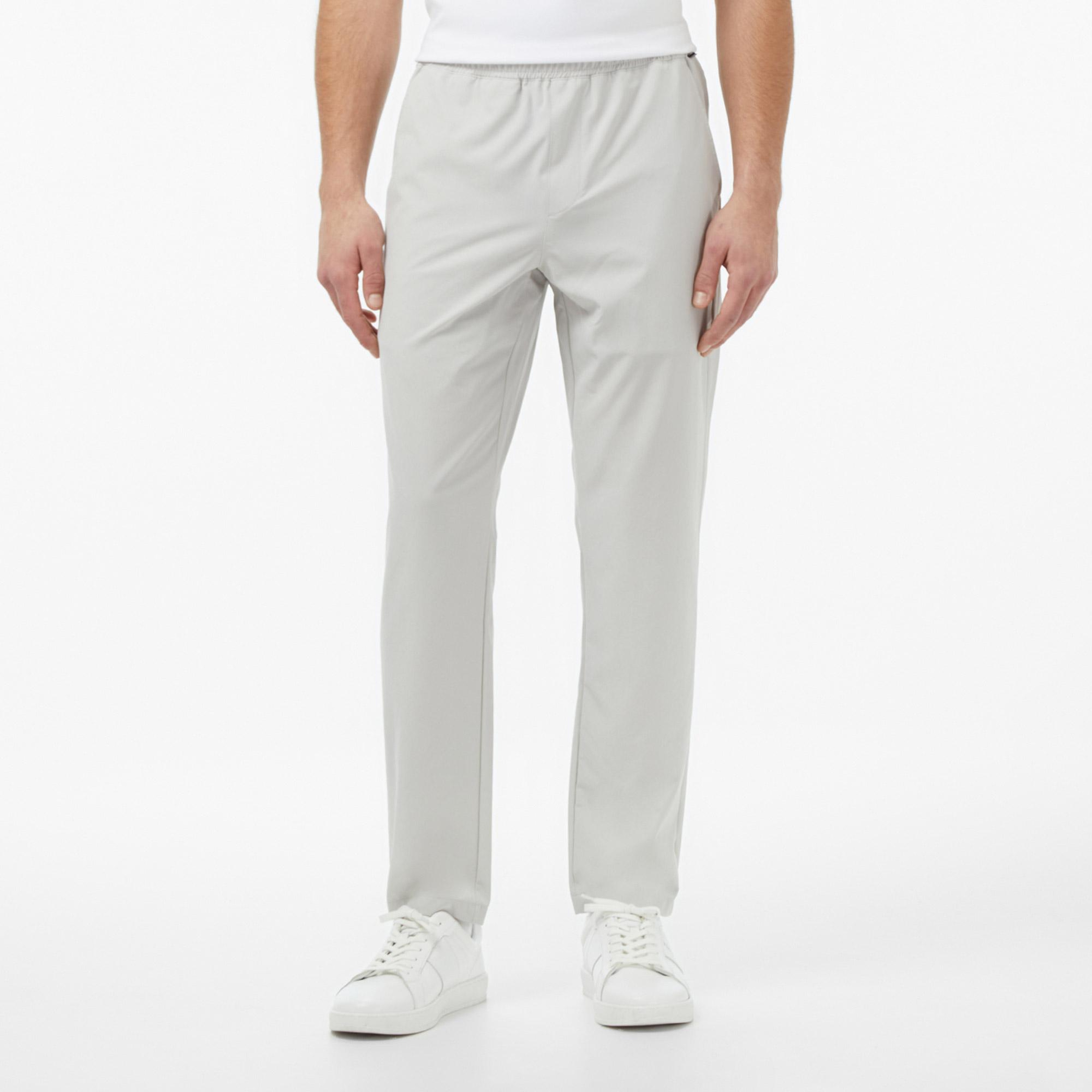 Nautica Erkek Gri Slim Fit Teknik Pantolon