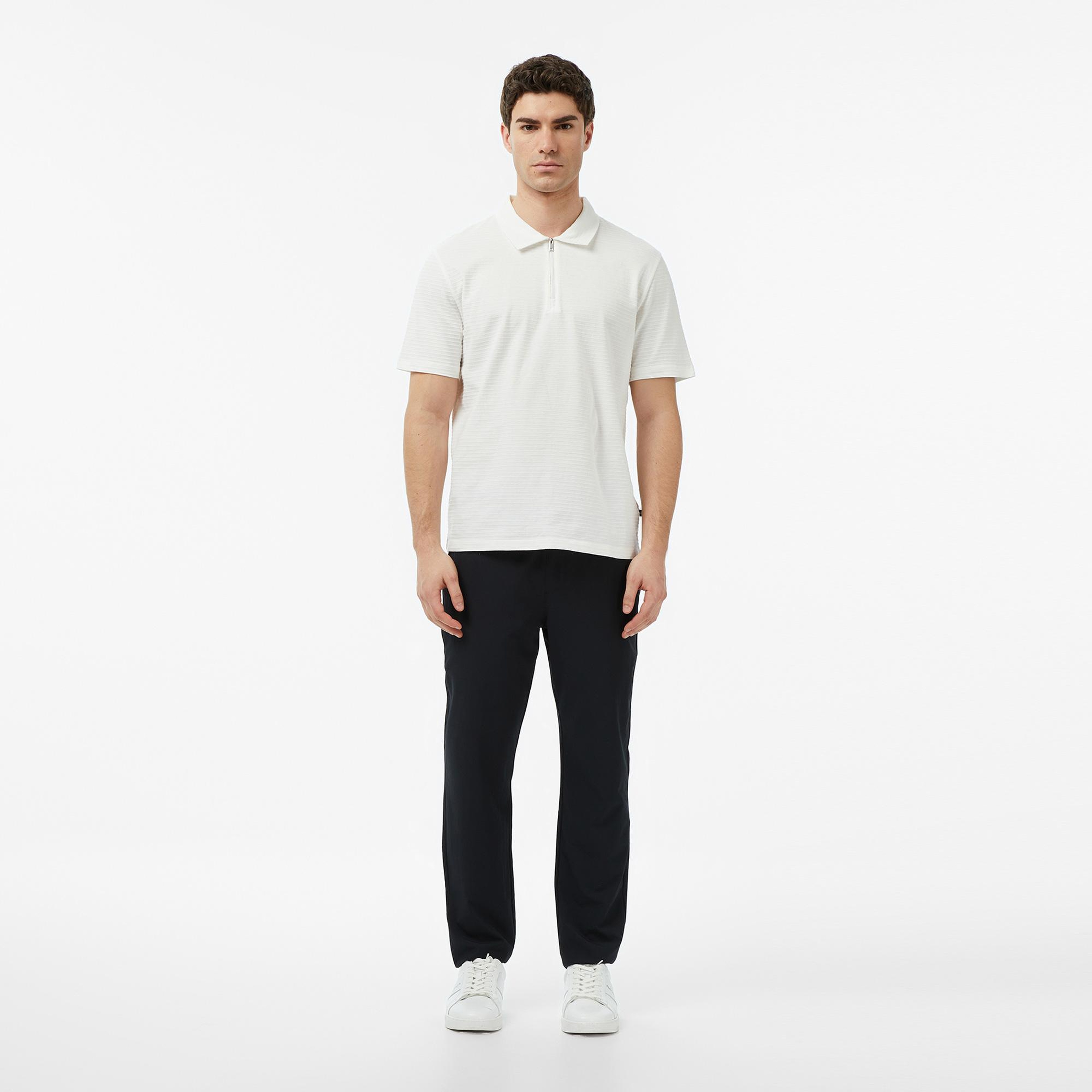 Nautica Erkek Siyah Slim Fit Teknik Pantolon