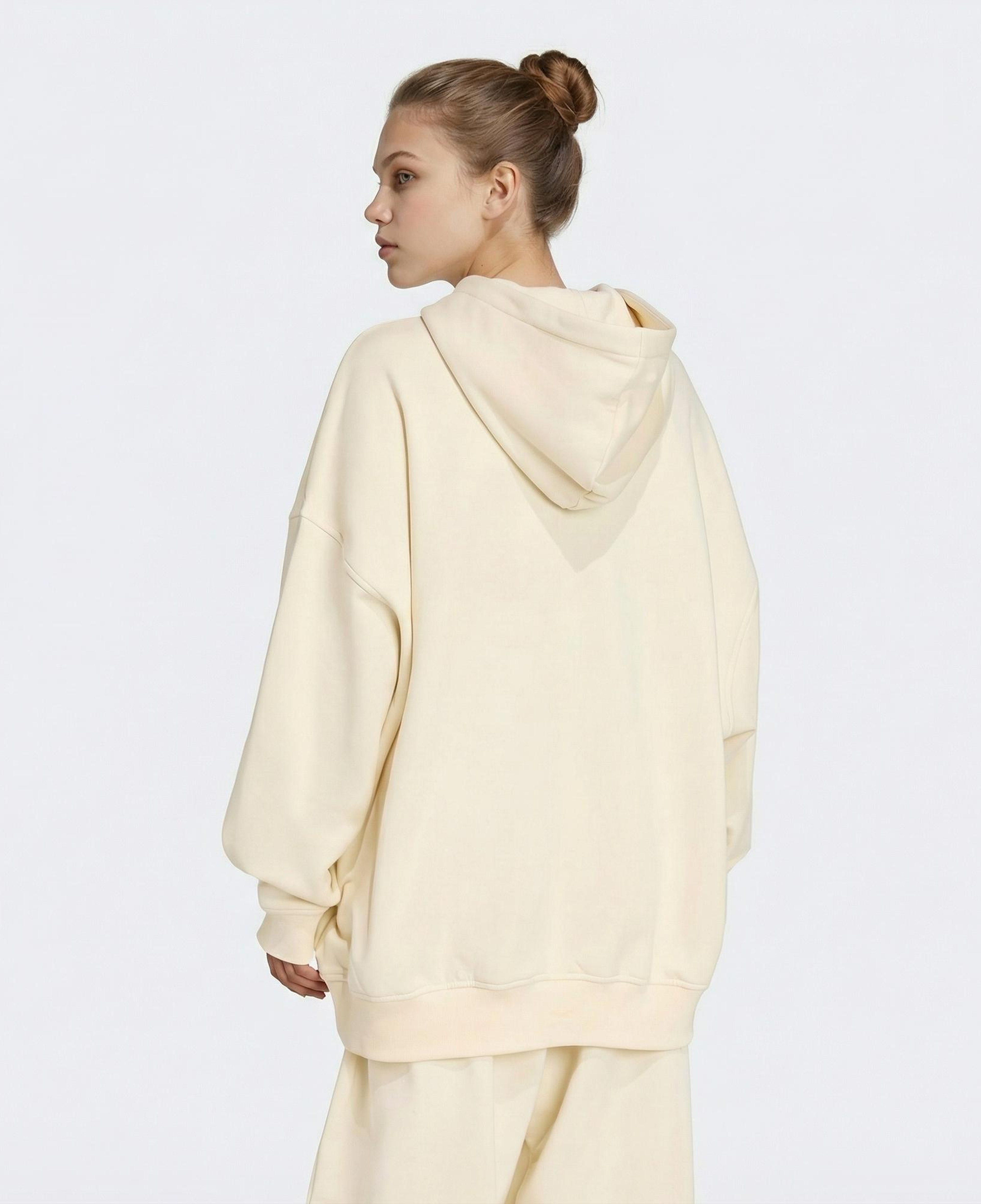 adidas Essentials Lin Kadın Krem Hoodie
