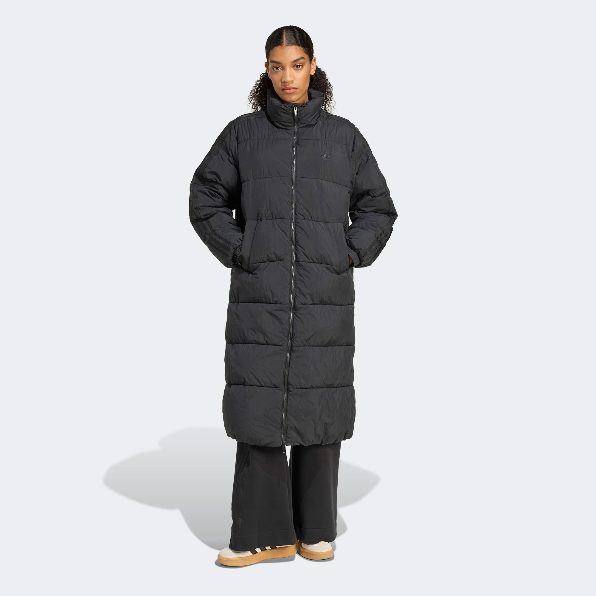adidas Long Puffer Kadın Siyah Mont