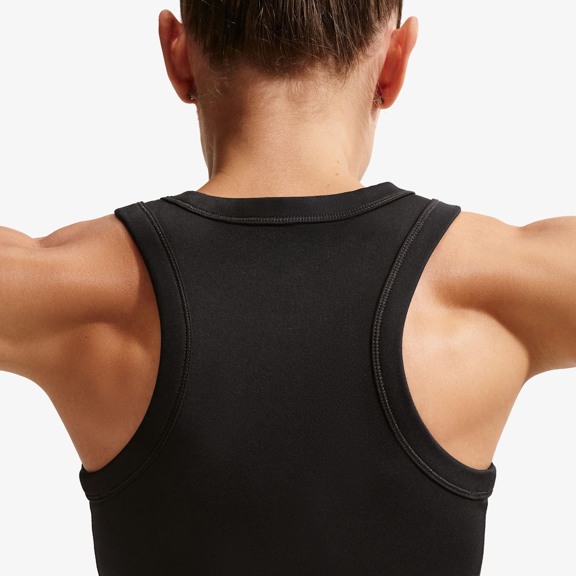 Nike One Fitted Dri-Fit Kadın Siyah Crop T-Shirt