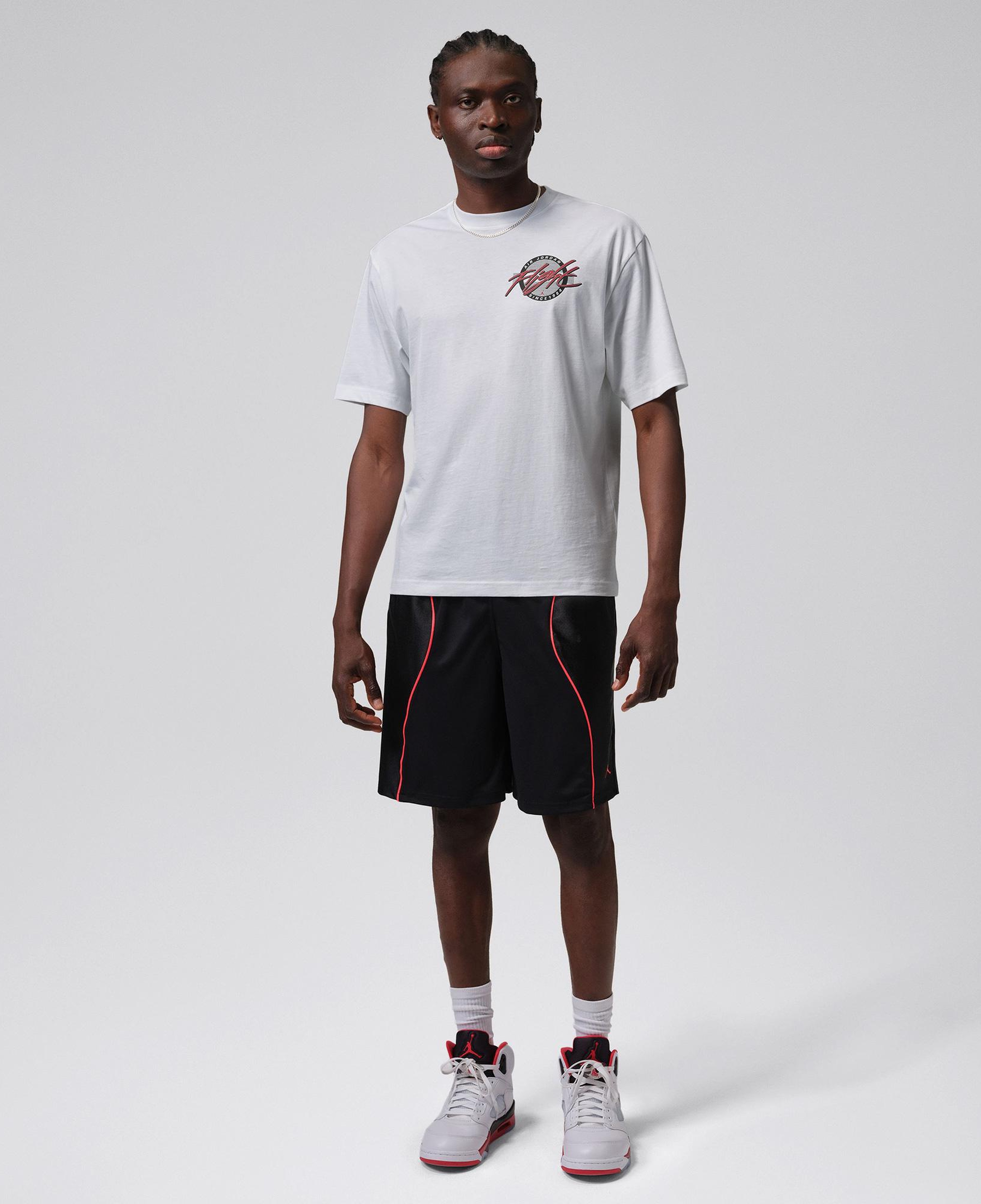 Jordan Flight Crew Erkek Beyaz T-Shirt