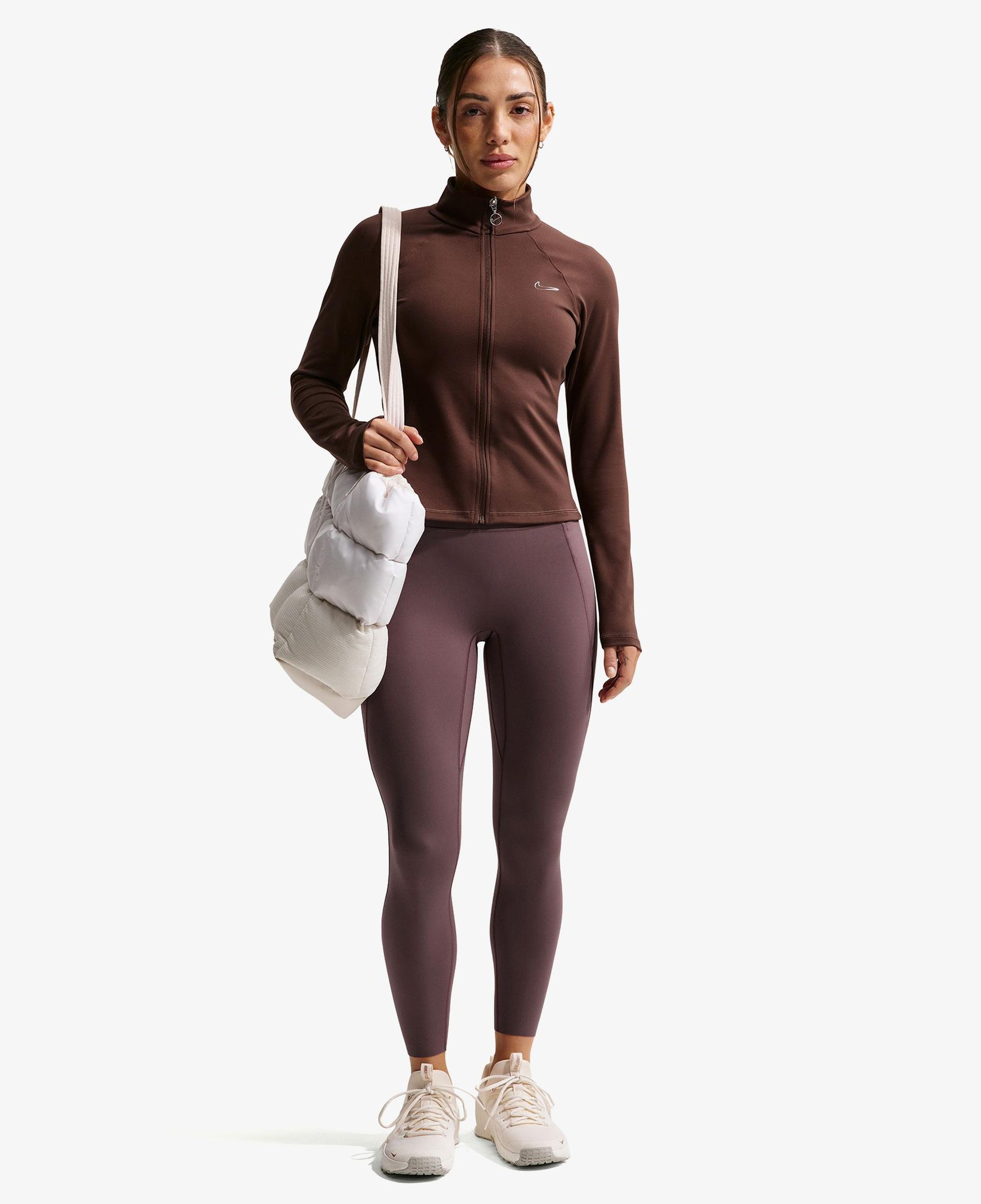 Nike Fitted Kadın Kahverengi Sweatshirt