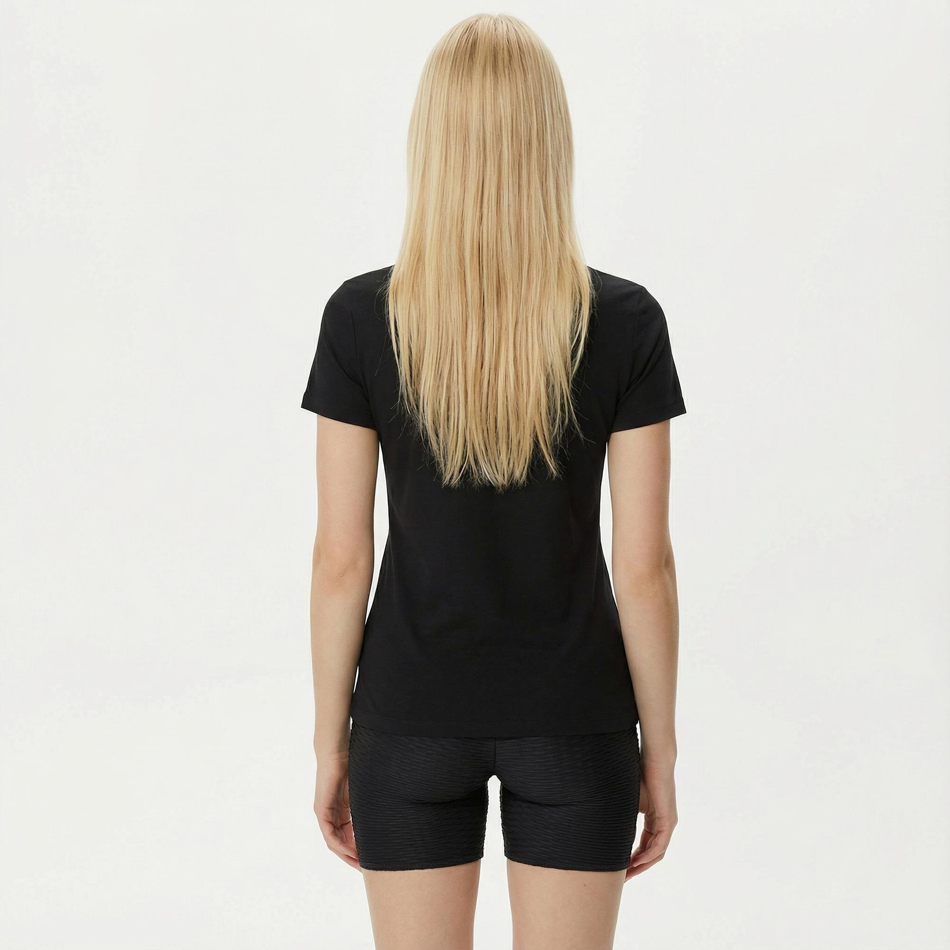 Guess Original Kadın Siyah T-Shirt