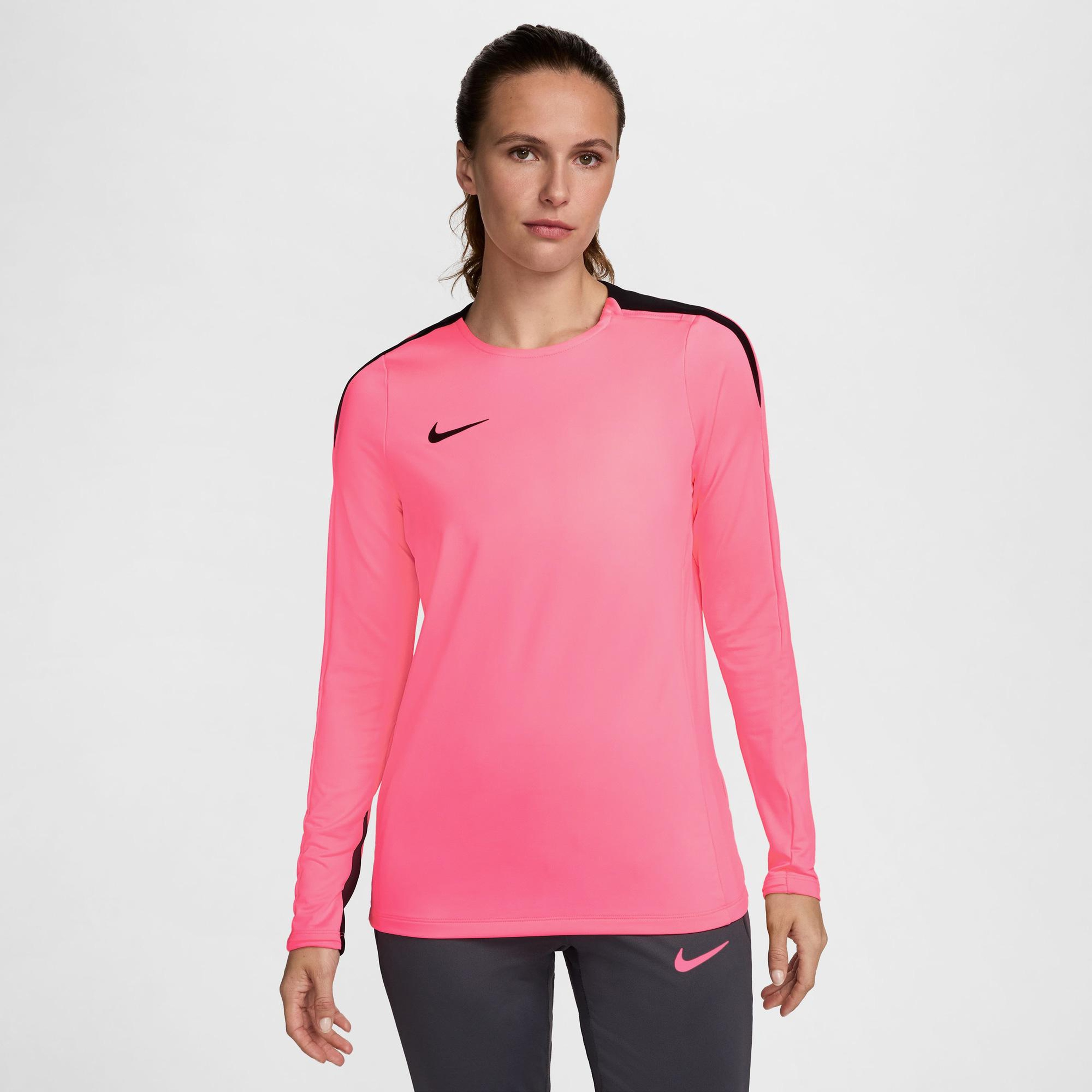 Nike Dri-Fit Strike Kadın Kırmızı Uzun Kollu T-Shirt
