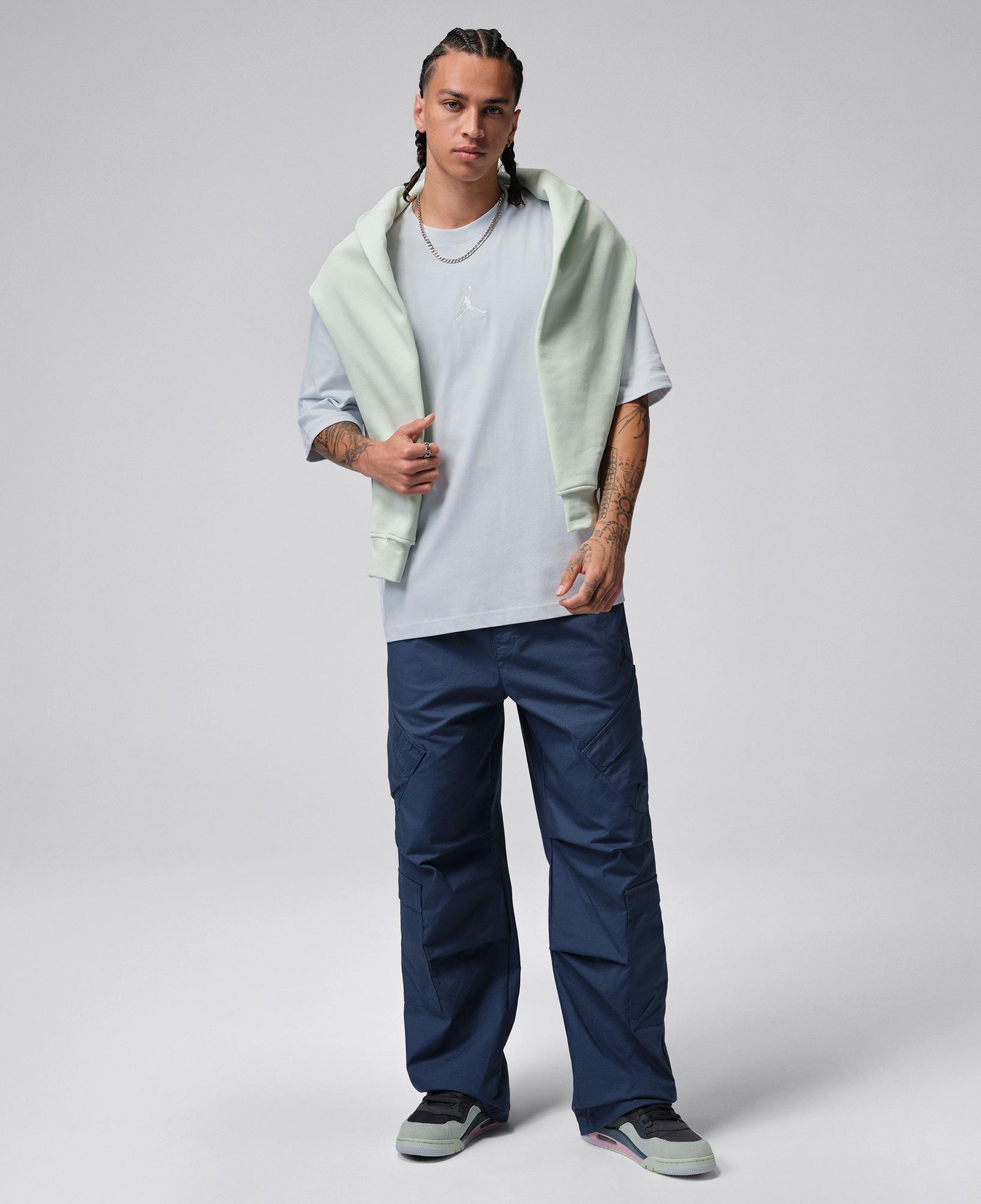 Jordan Flight Essentials Erkek Mavi T-Shirt