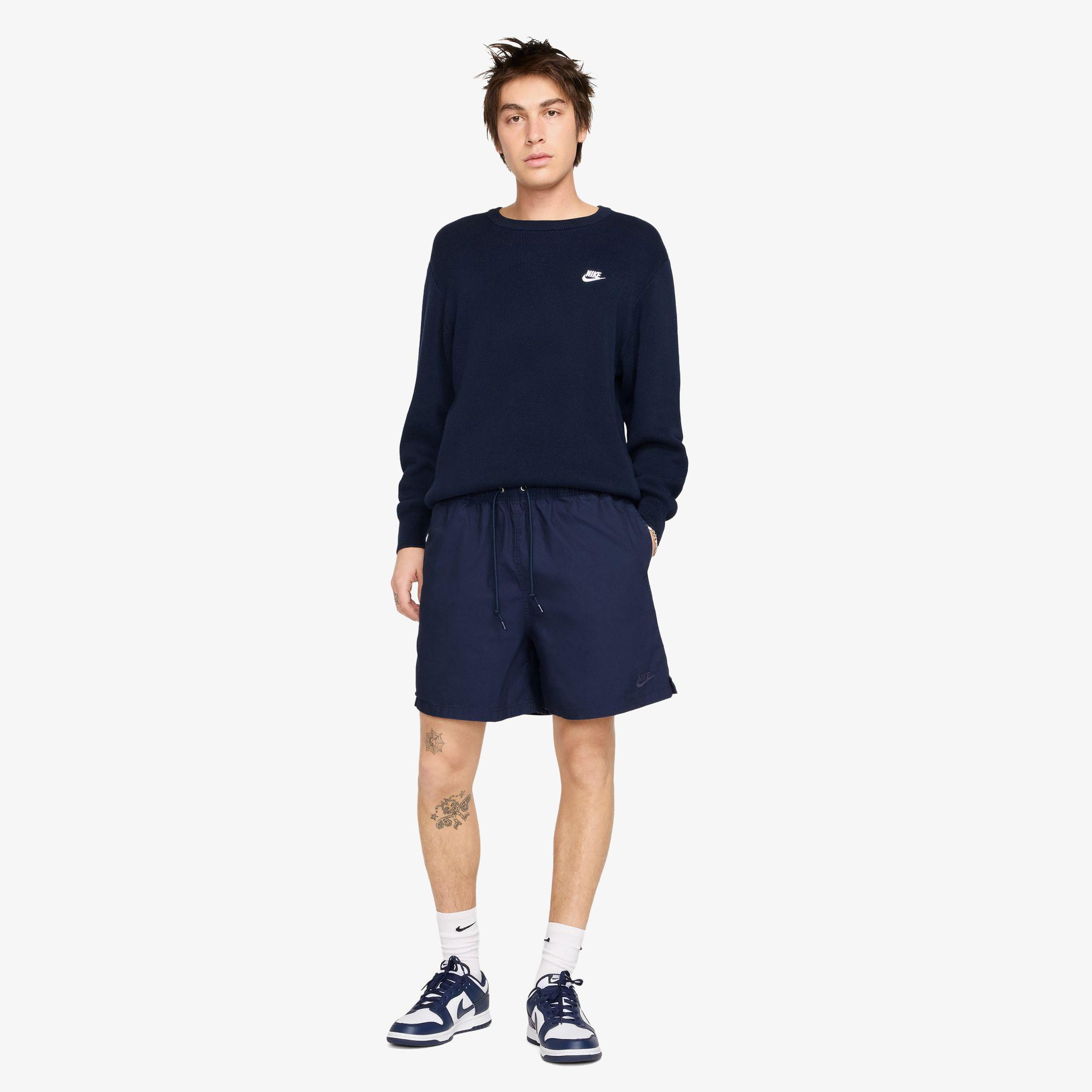Nike Club Flow Erkek Lacivert Şort