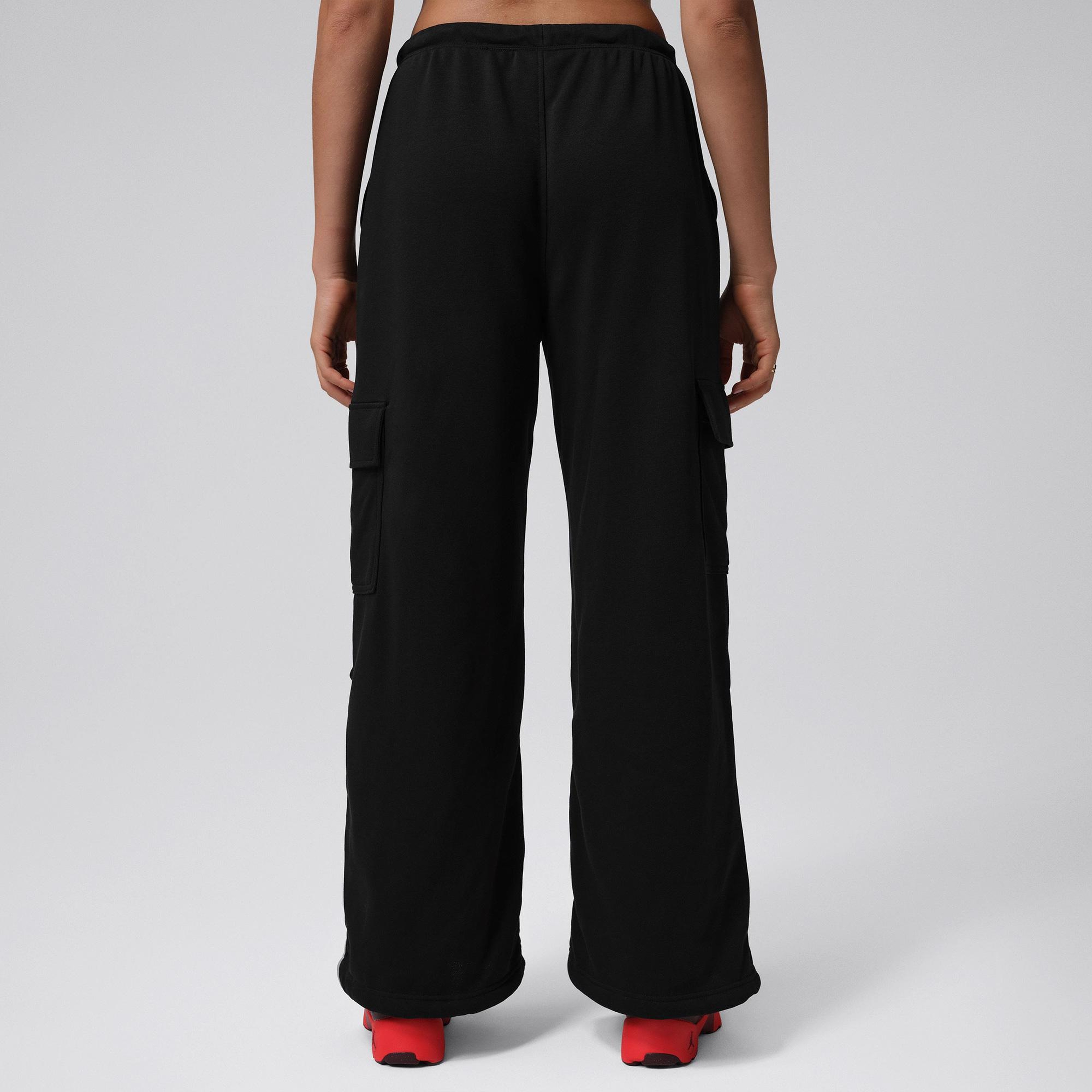 Jordan Brooklyn Fleece Cargo Kadın Siyah Eşofman Altı