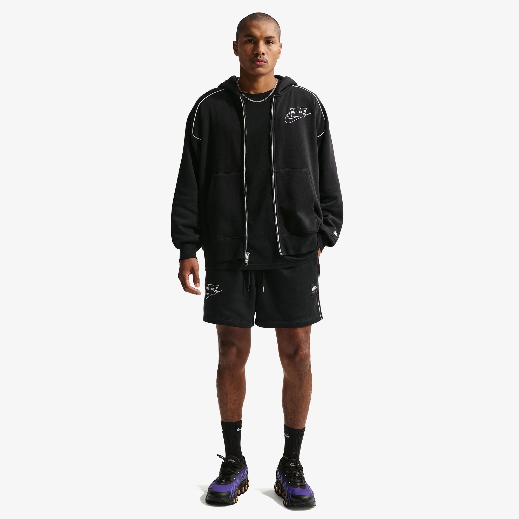 Nike Air Fleece Erkek Siyah Şort