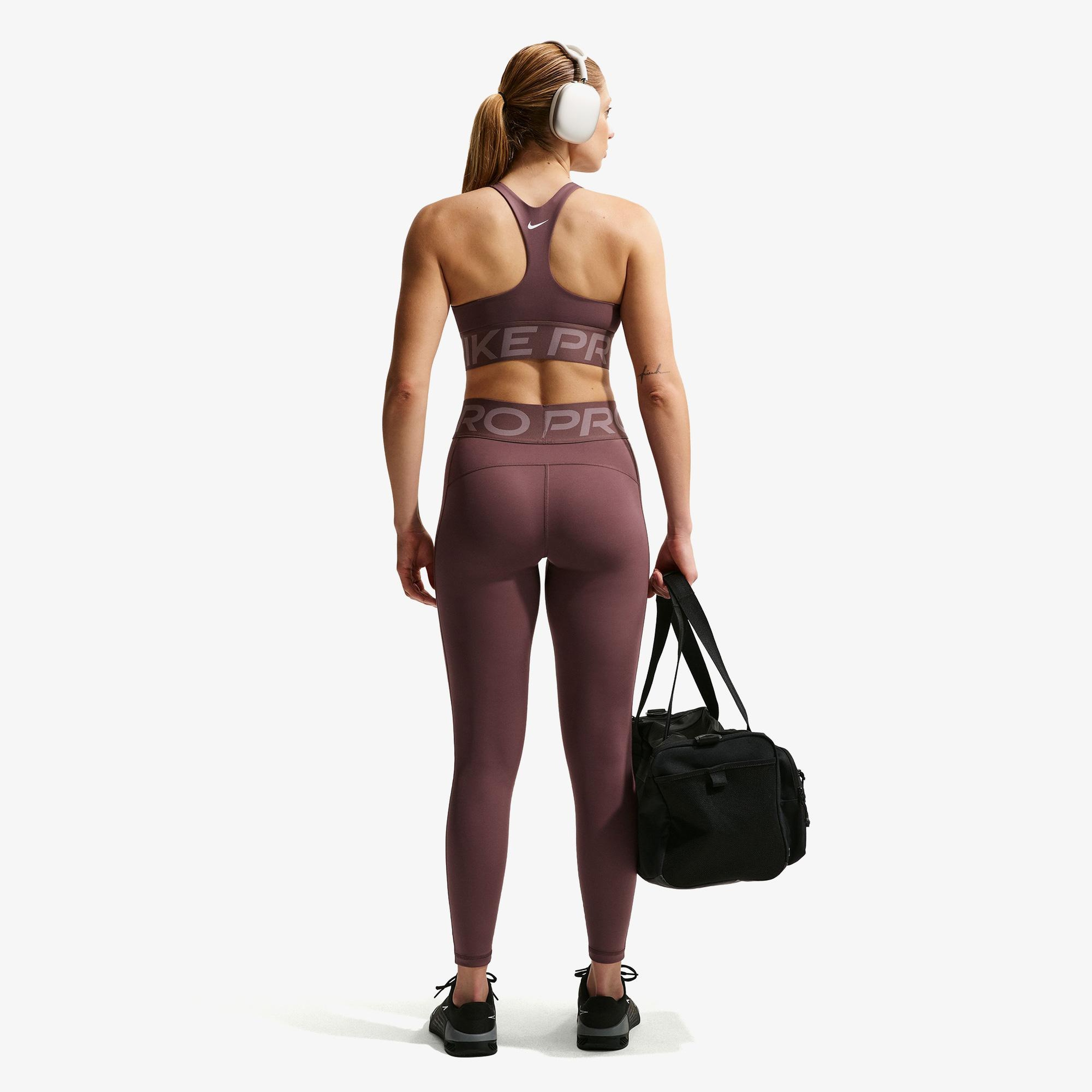 Nike Pro Sculpt Dri-Fit Yüksek Belli Kadın Kahverengi Tayt