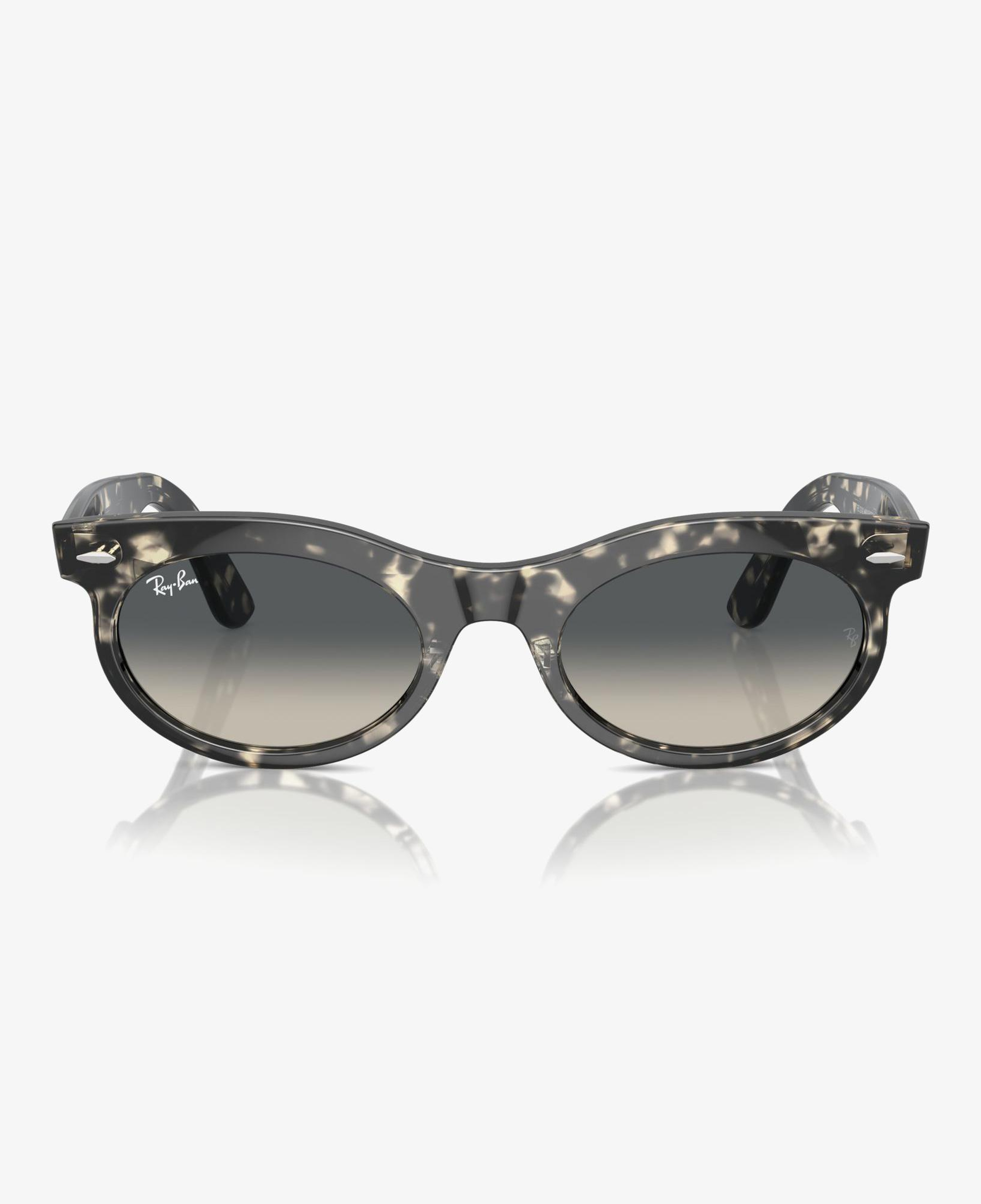 RAY-BAN Wayfarer Oval Unisex Gri Güneş Gözlüğü