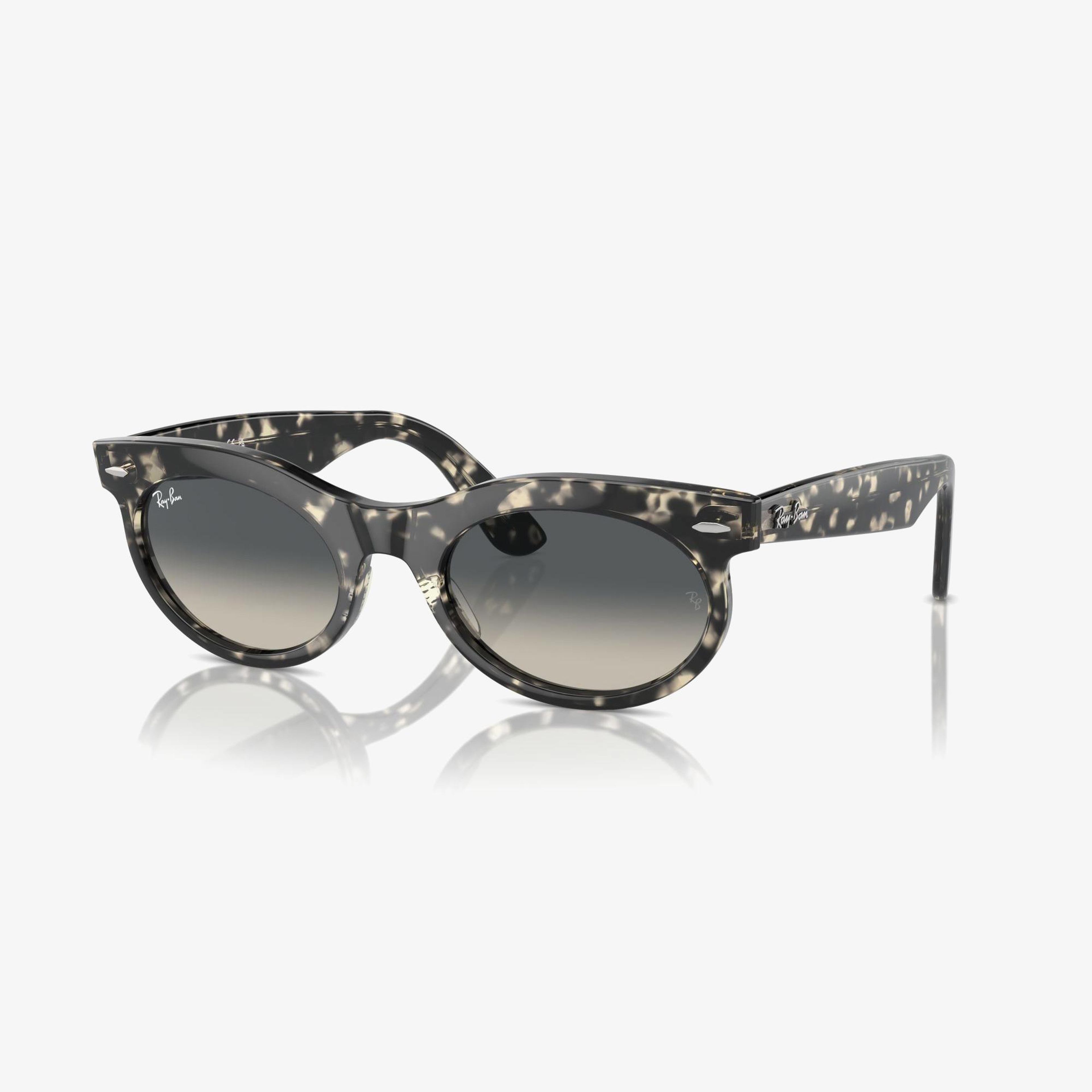 RAY-BAN Wayfarer Oval Unisex Gri Güneş Gözlüğü