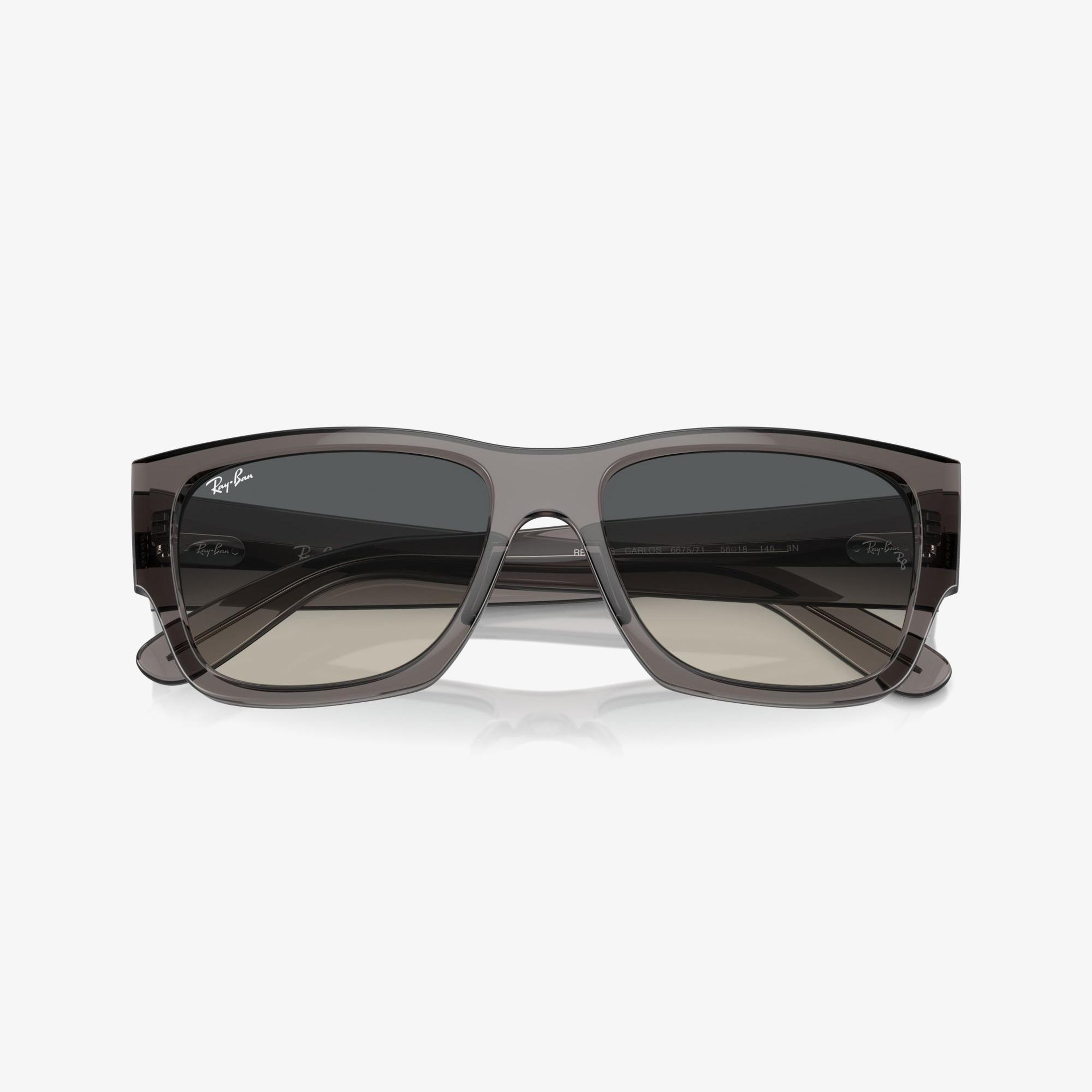 RAY-BAN Carlos Unisex Gri Güneş Gözlüğü
