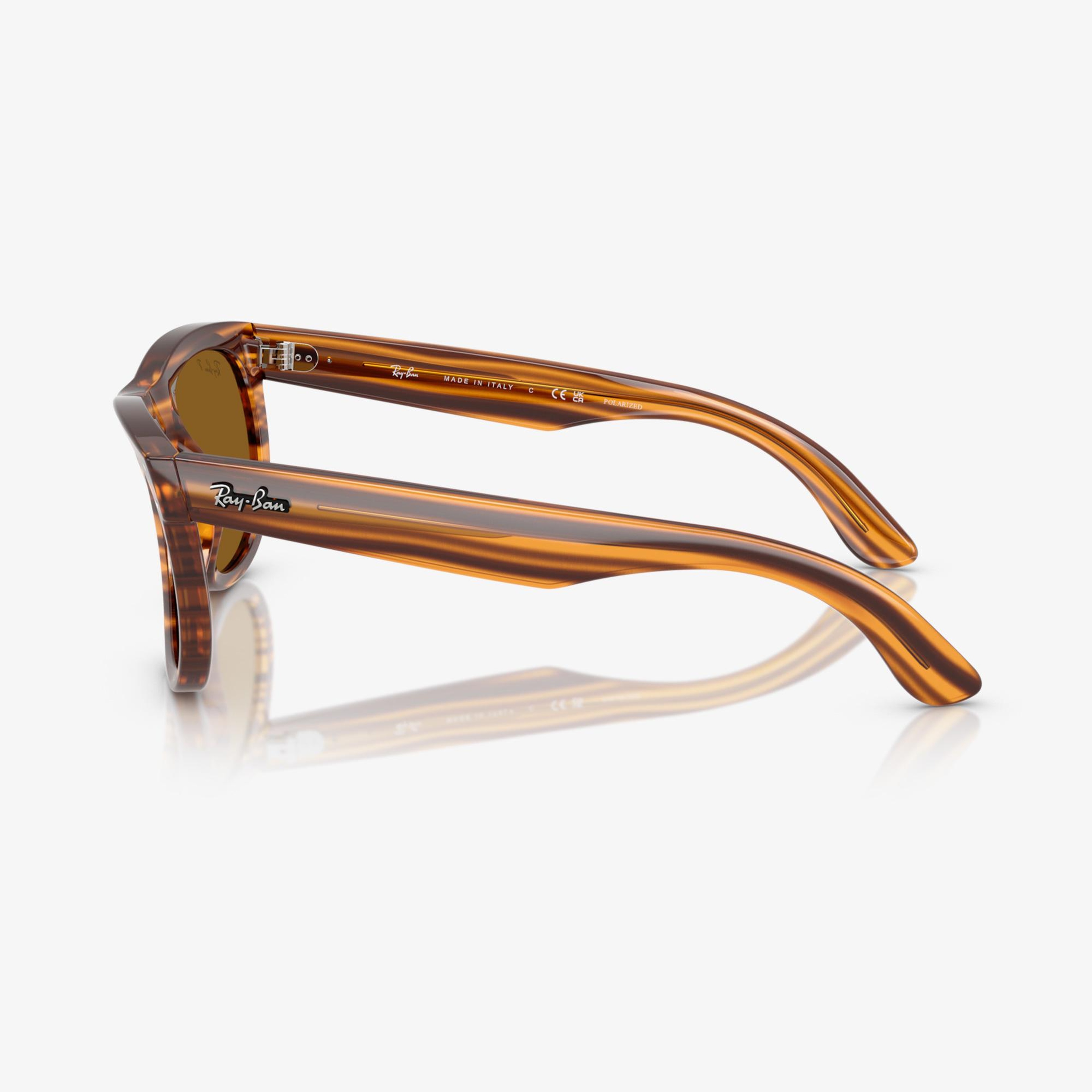 Ray-Ban RBR0502S Unisex Kahverengi Güneş Gözlüğü