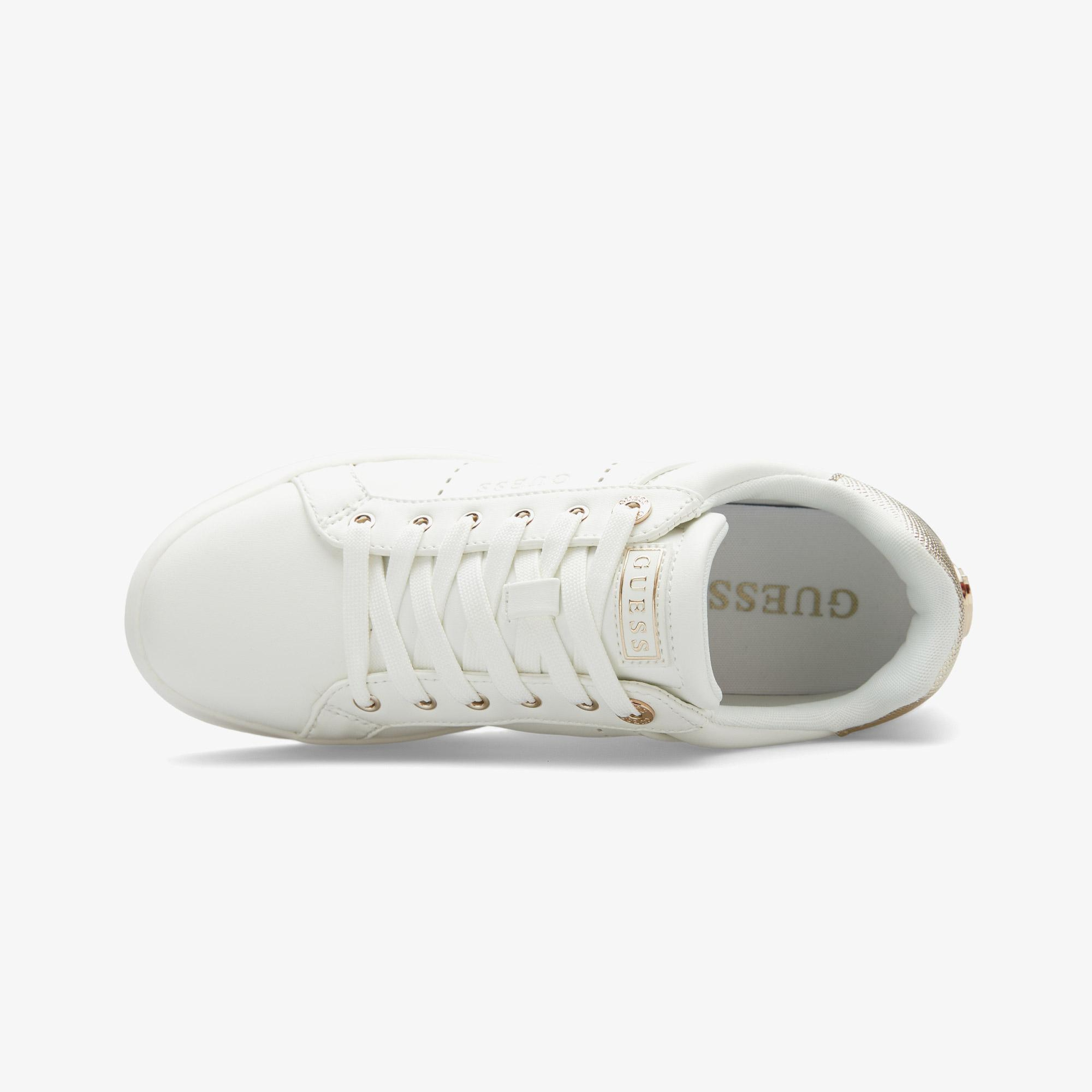Guess Wesli Kadın Beyaz Sneaker