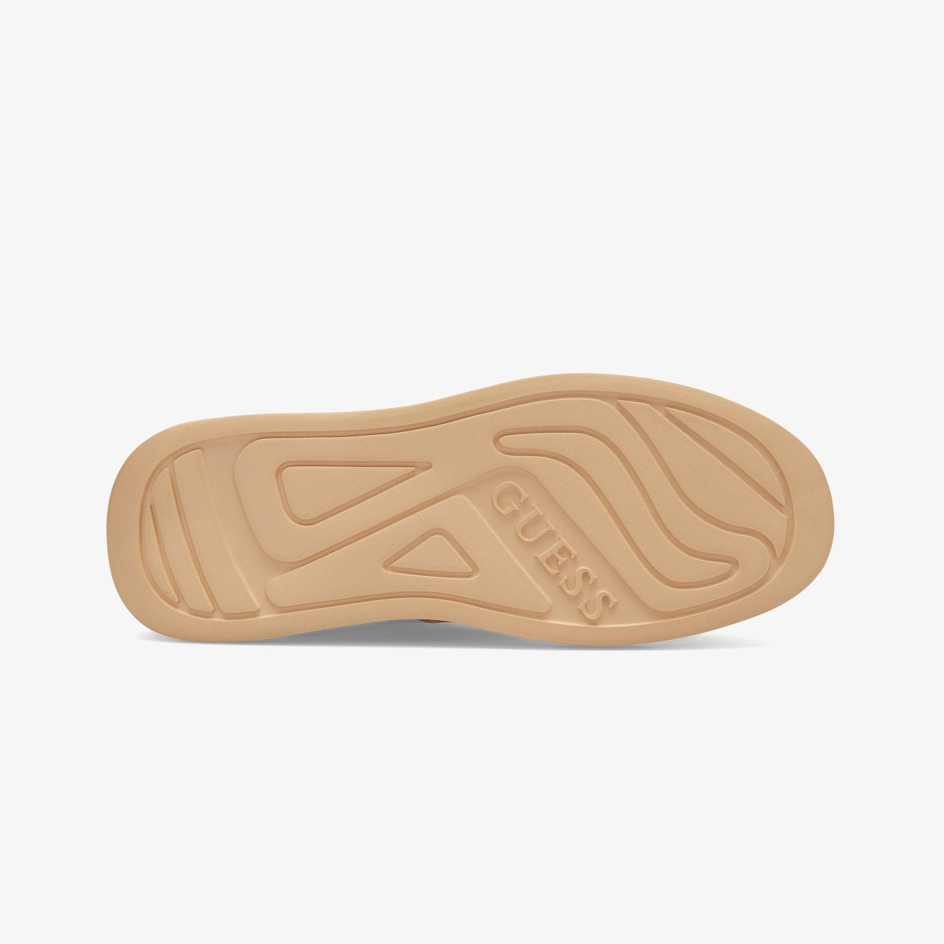 Guess Elba Deri Erkek Beyaz Sneaker
