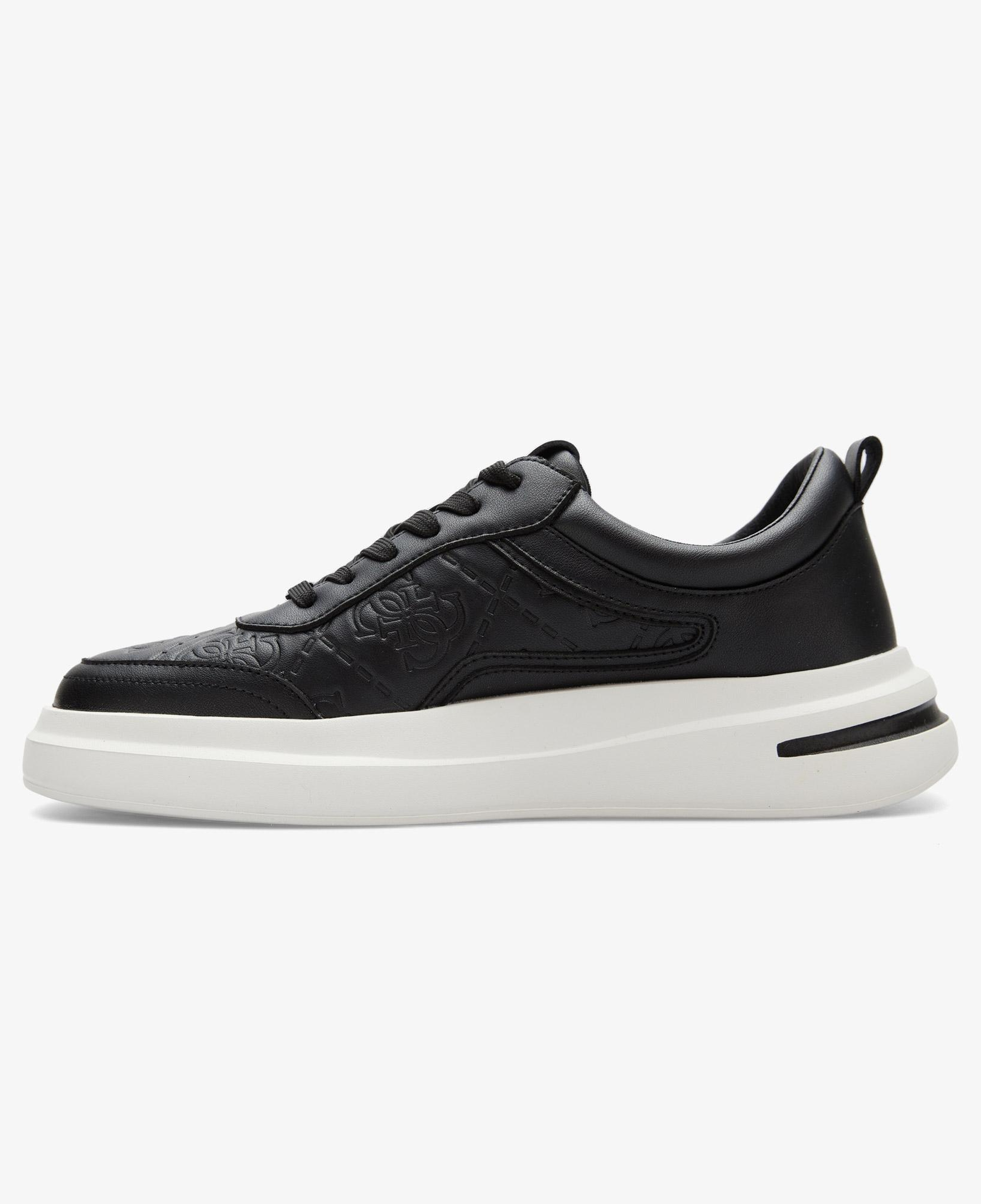 Guess Elba Deri Erkek Siyah Sneaker