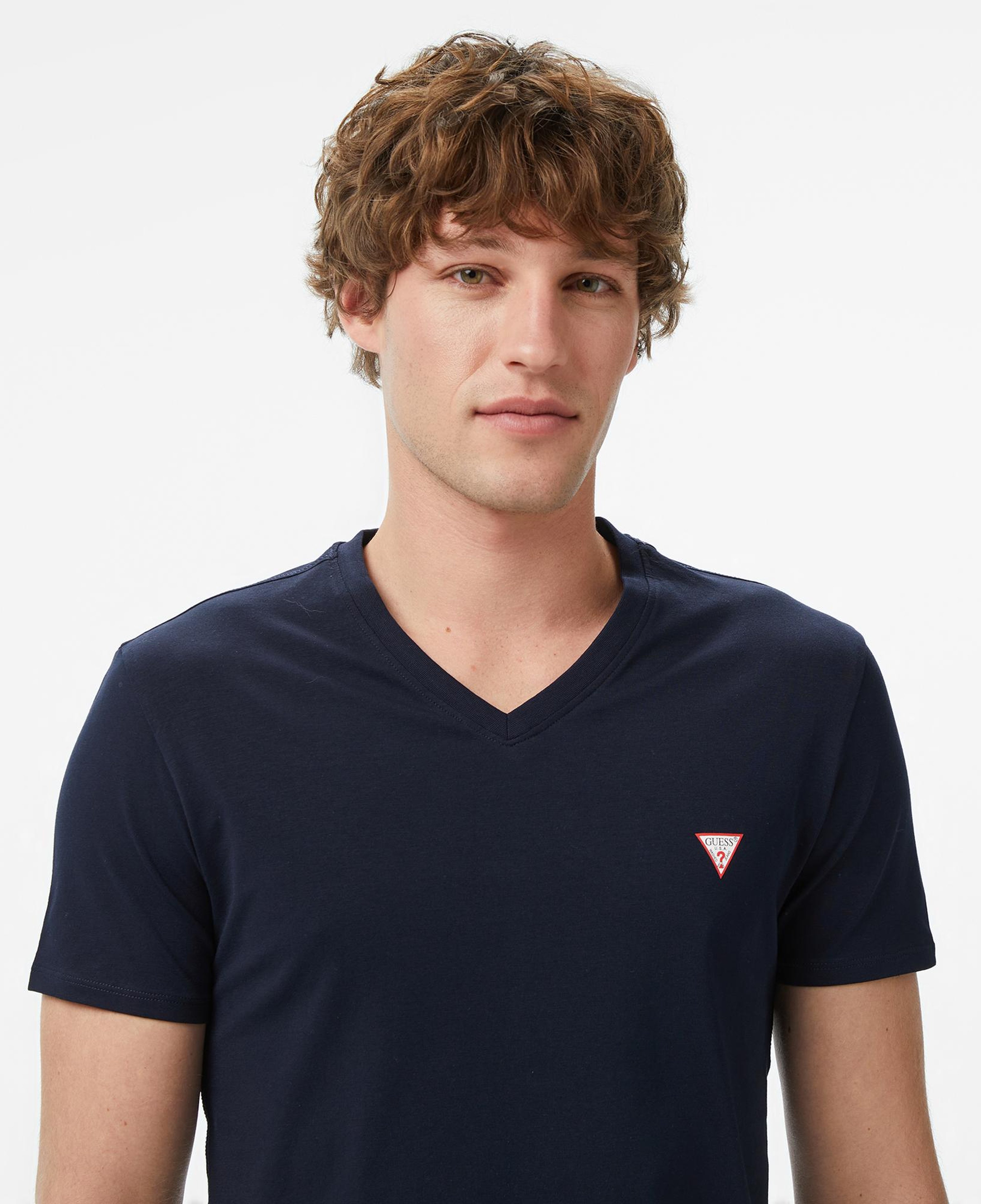 Guess Core Slim Fit Erkek Lacivert T-Shirt