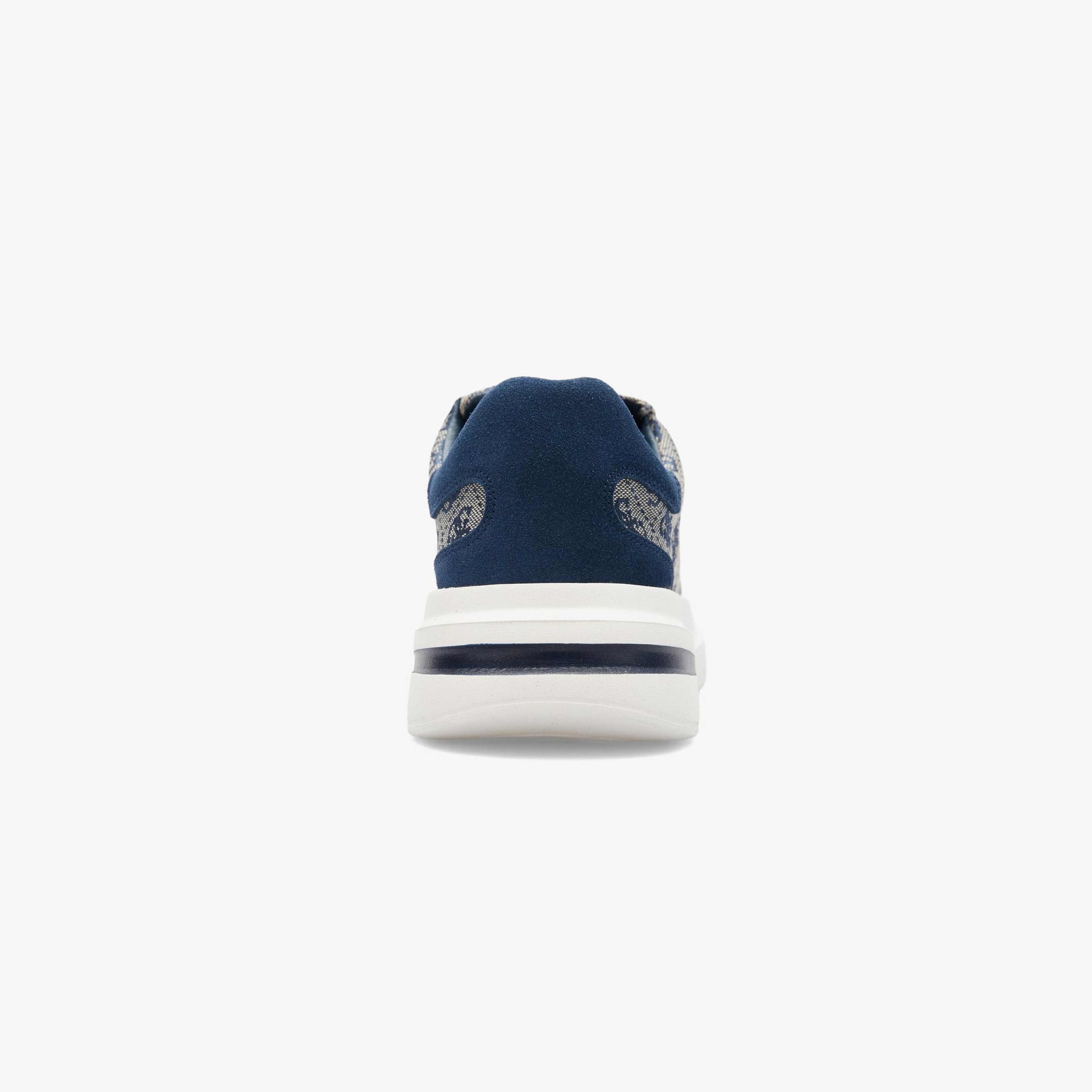 Guess Elba Deri Erkek Mavi Sneaker