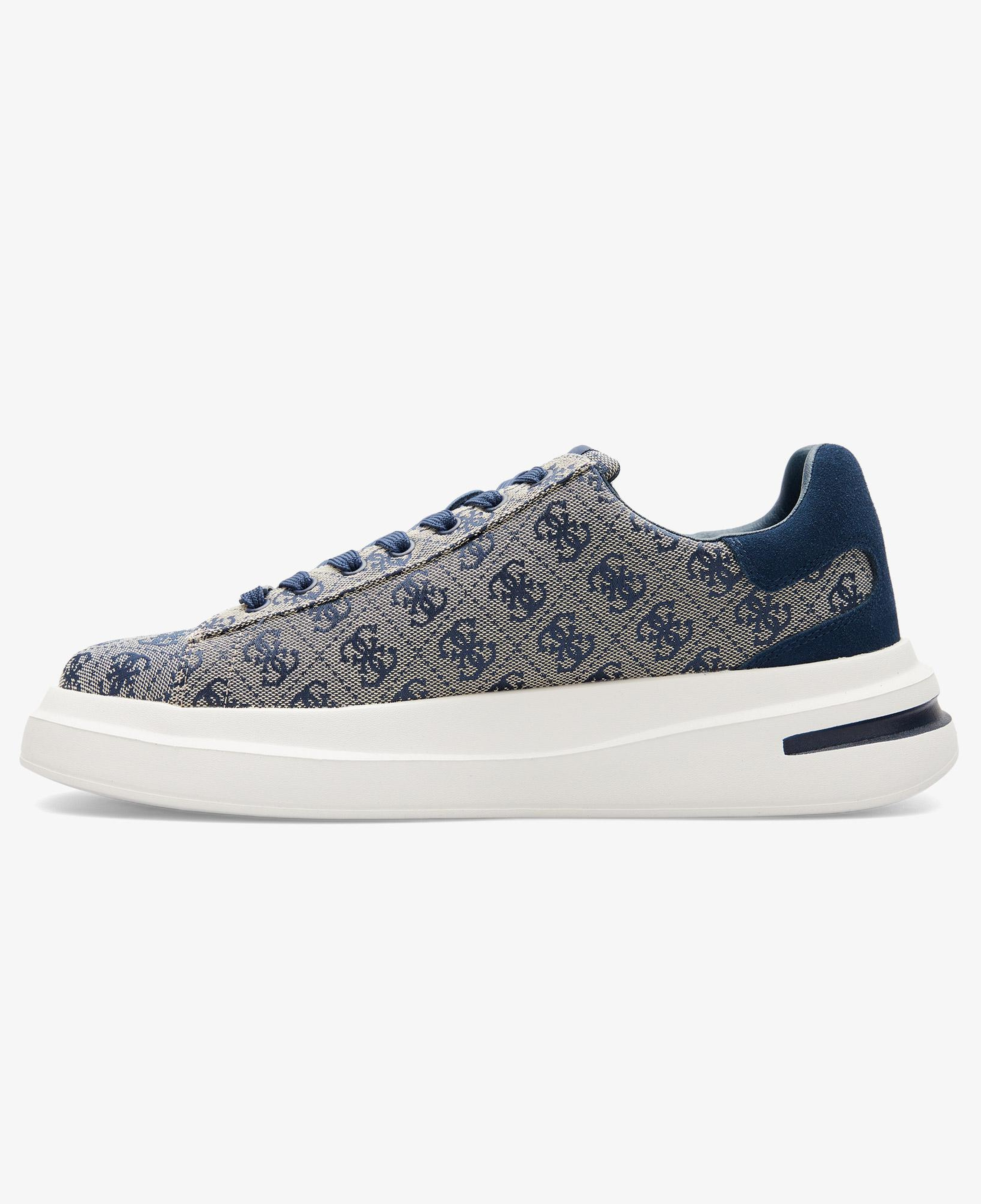 Guess Elba Deri Erkek Mavi Sneaker