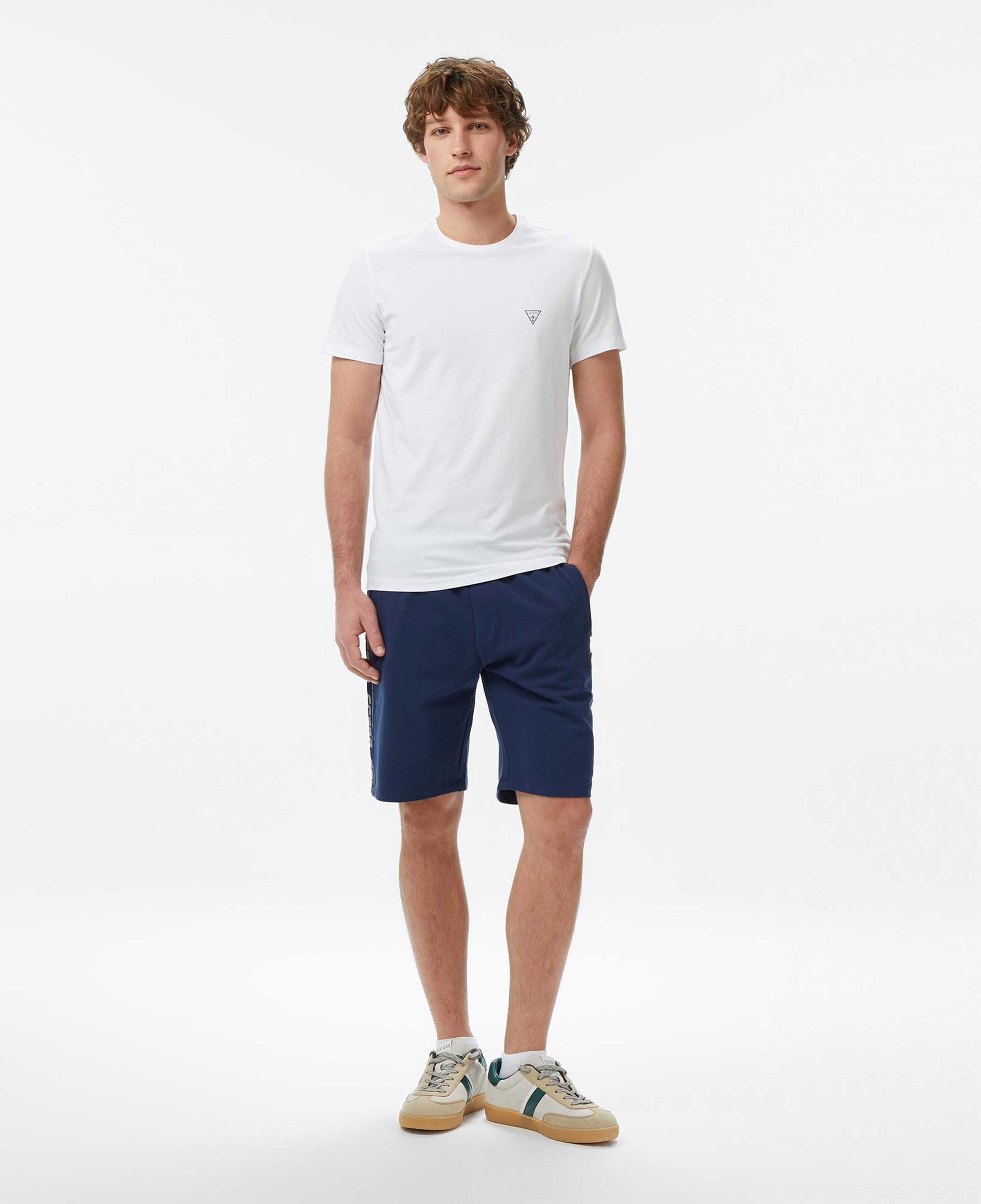 Guess Arlo Aktif Loose Fit Erkek Mavi Şort