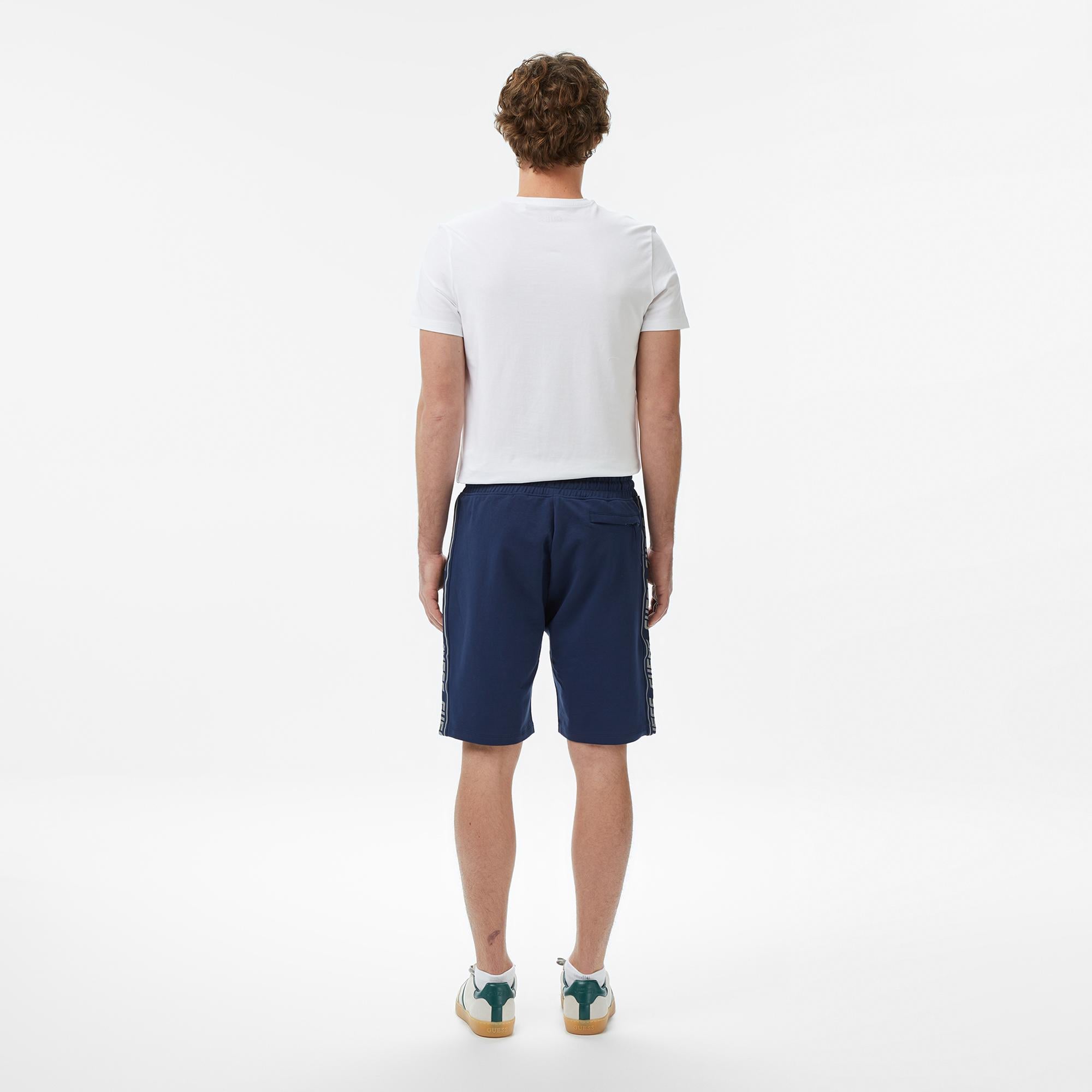 Guess Arlo Aktif Loose Fit Erkek Mavi Şort