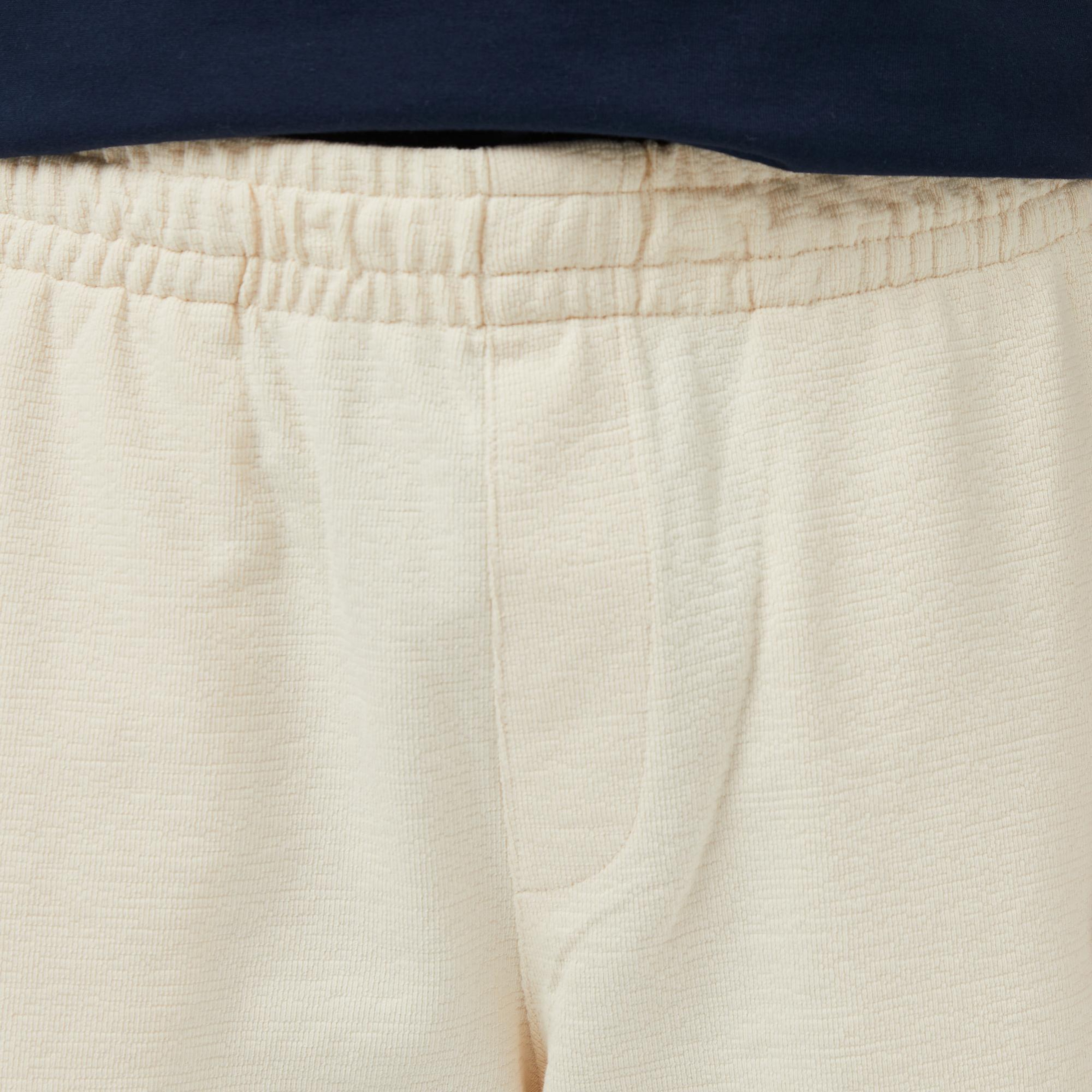 Guess Textured Regular Fit Erkek Beyaz Şort