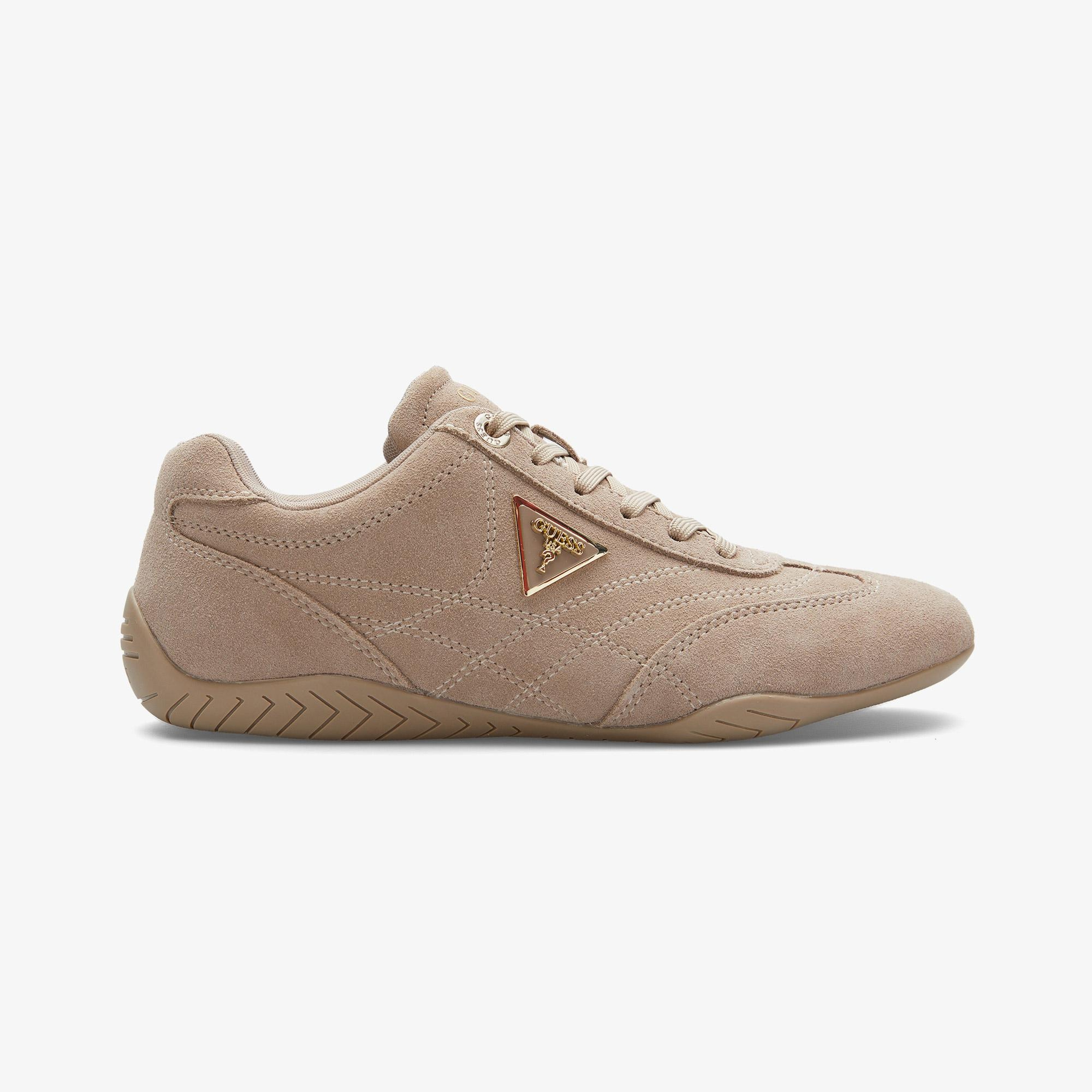 Guess Gabiey Deri Kadın Gri Sneaker
