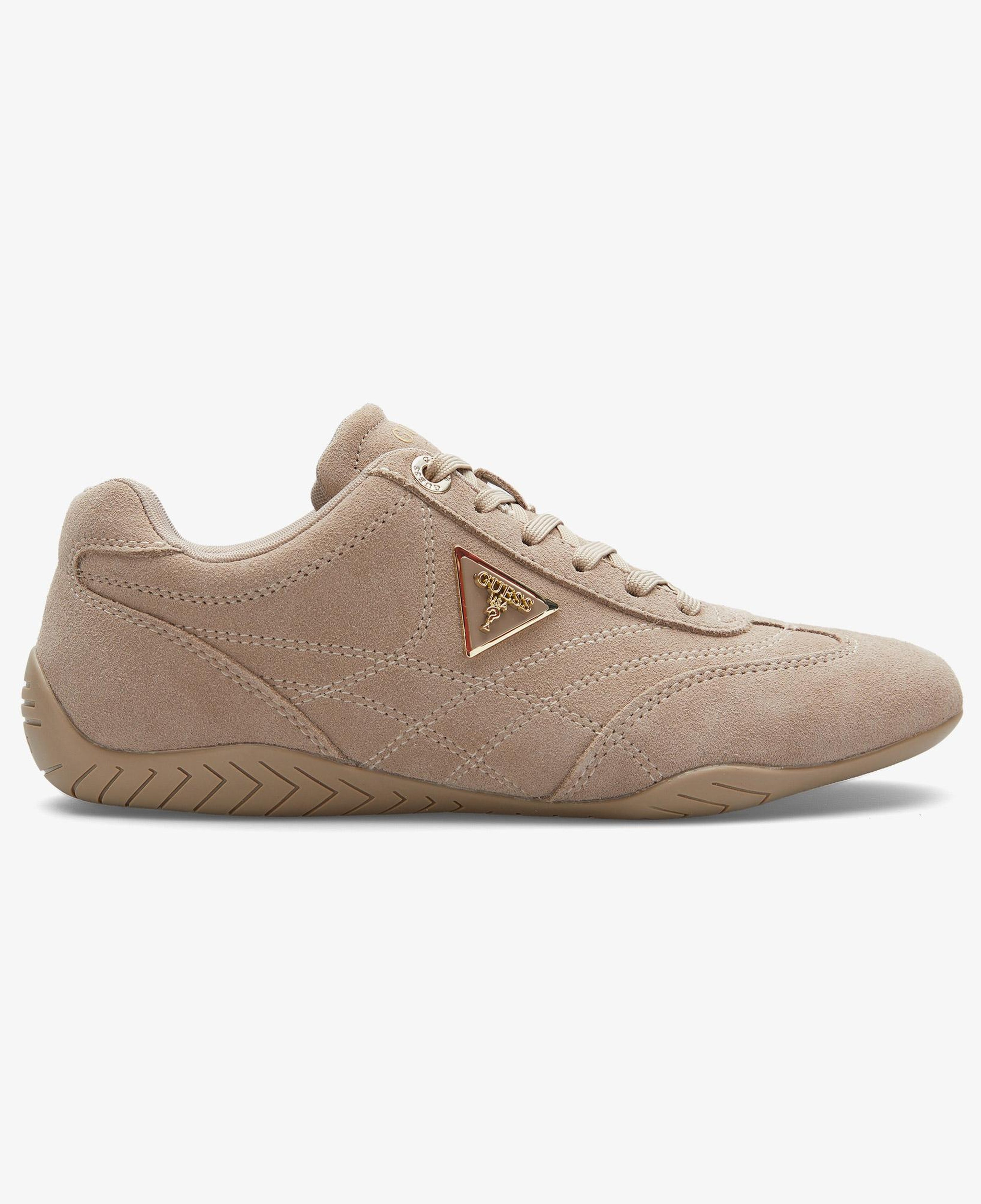 Guess Gabiey Deri Kadın Gri Sneaker