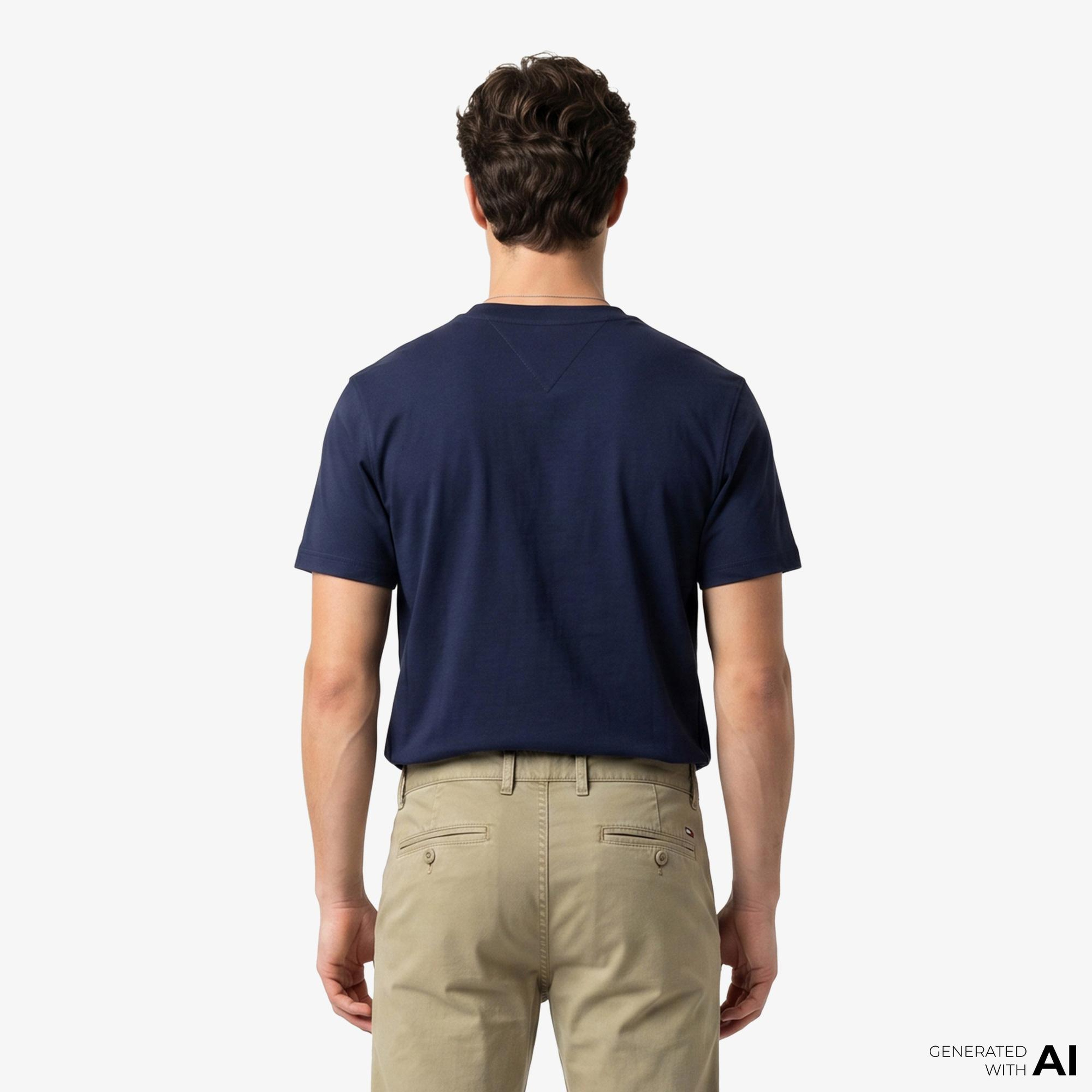 Tommy Hilfiger Swimshop Erkek Lacivert T-Shirt