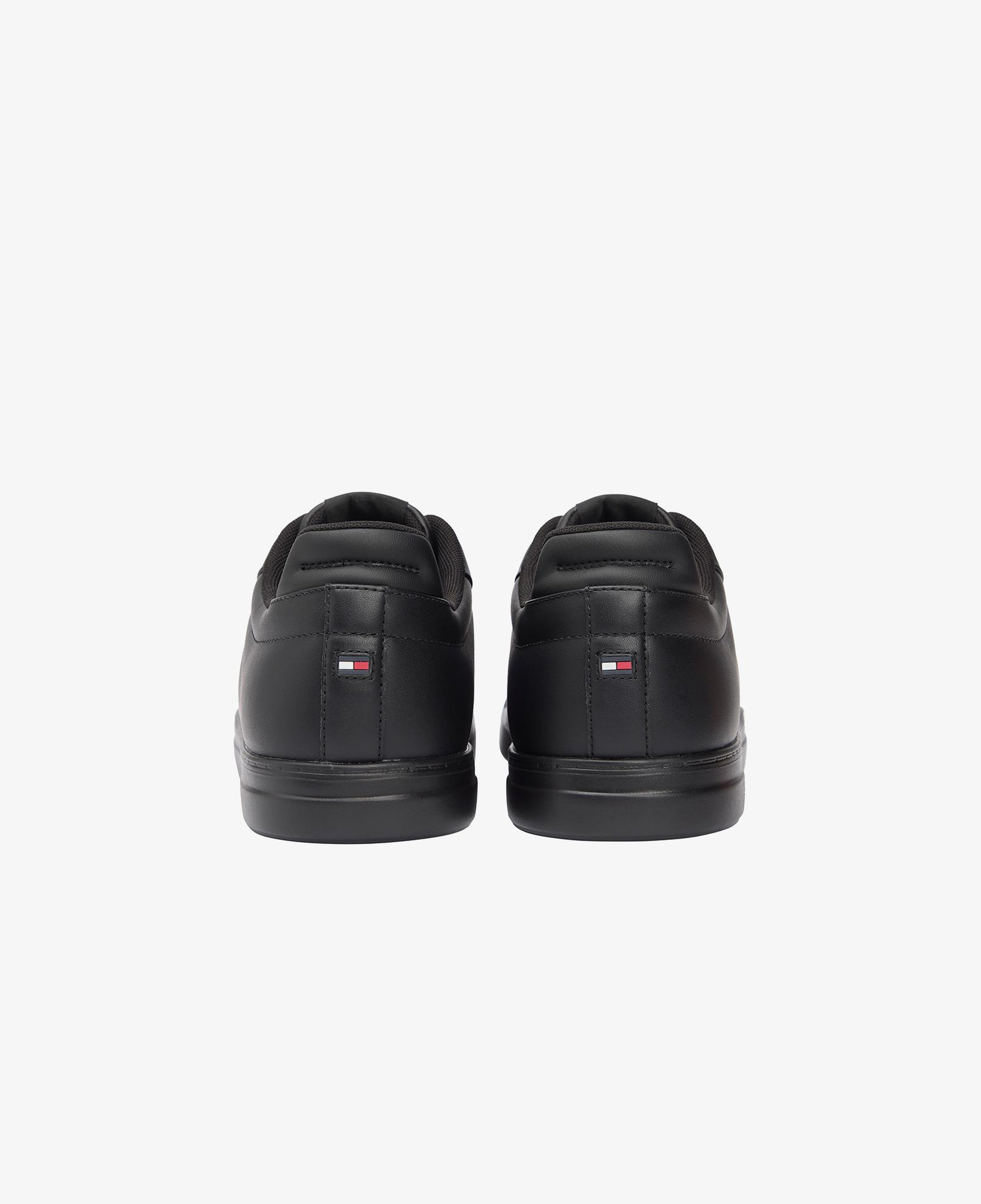 Tommy Hilfiger Icon Court Erkek Siyah Sneaker