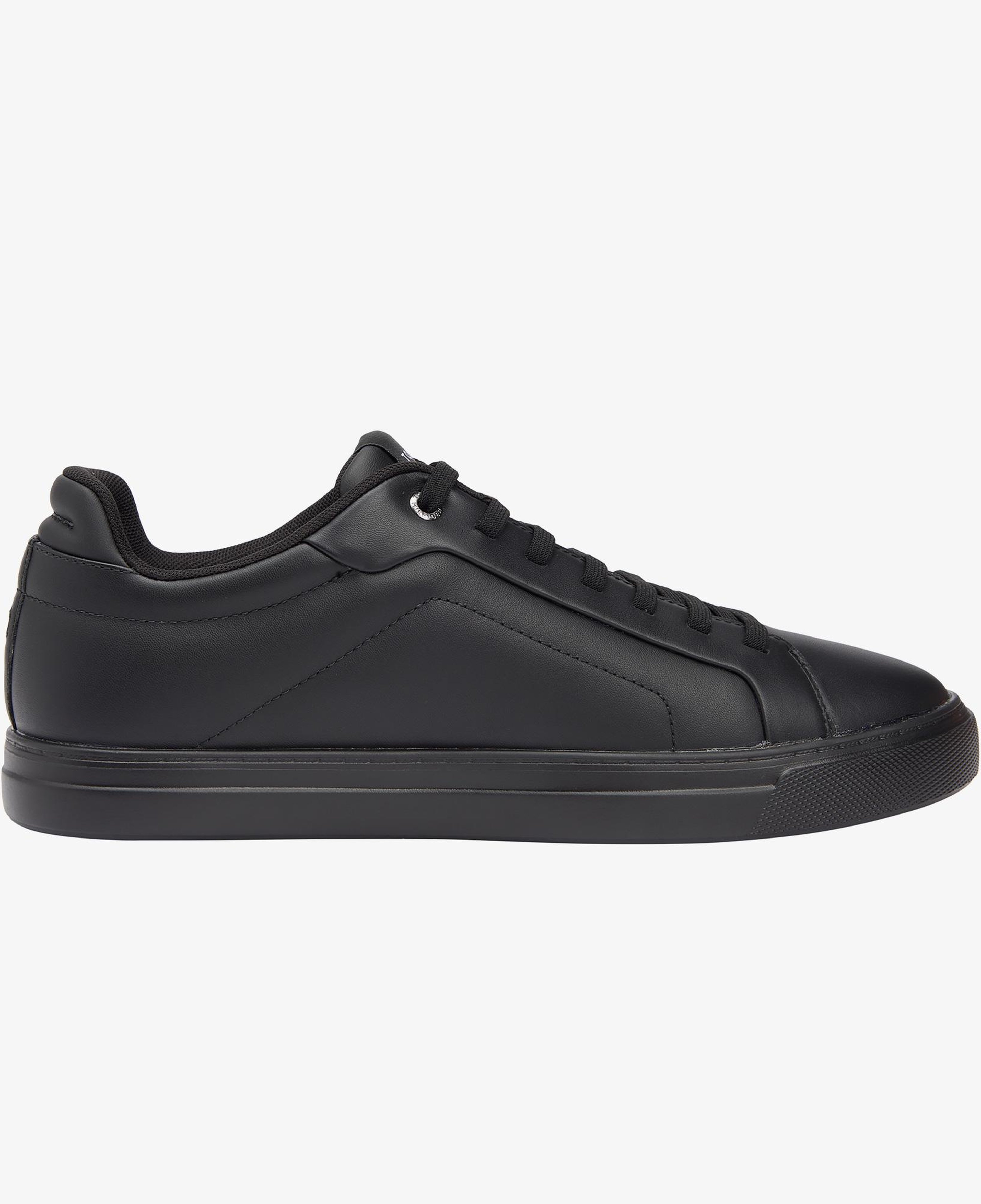 Tommy Hilfiger Icon Court Erkek Siyah Sneaker
