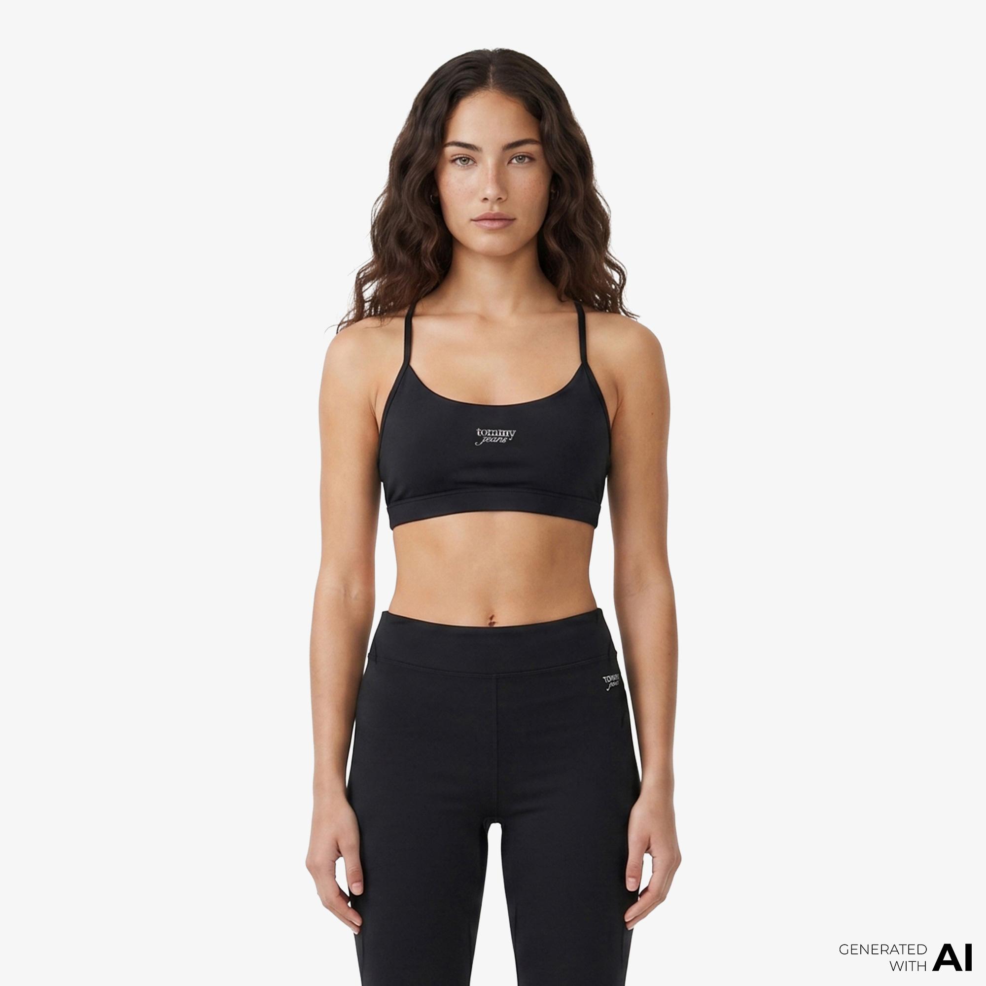 Tommy Hilfiger Body Essentials Kadın Siyah T-Shirt