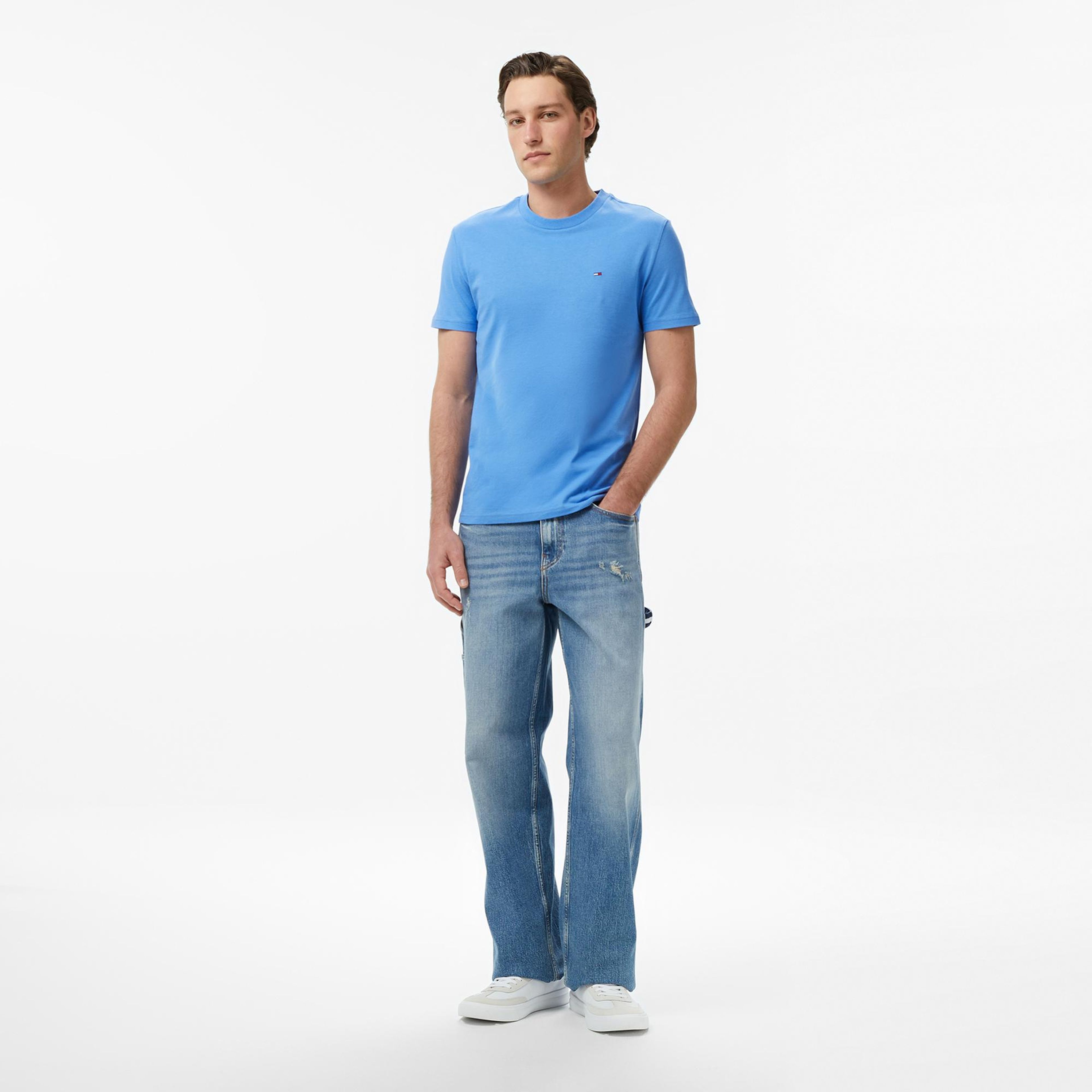 Tommy Hilfiger Classic Flag Erkek Renkli T-Shirt