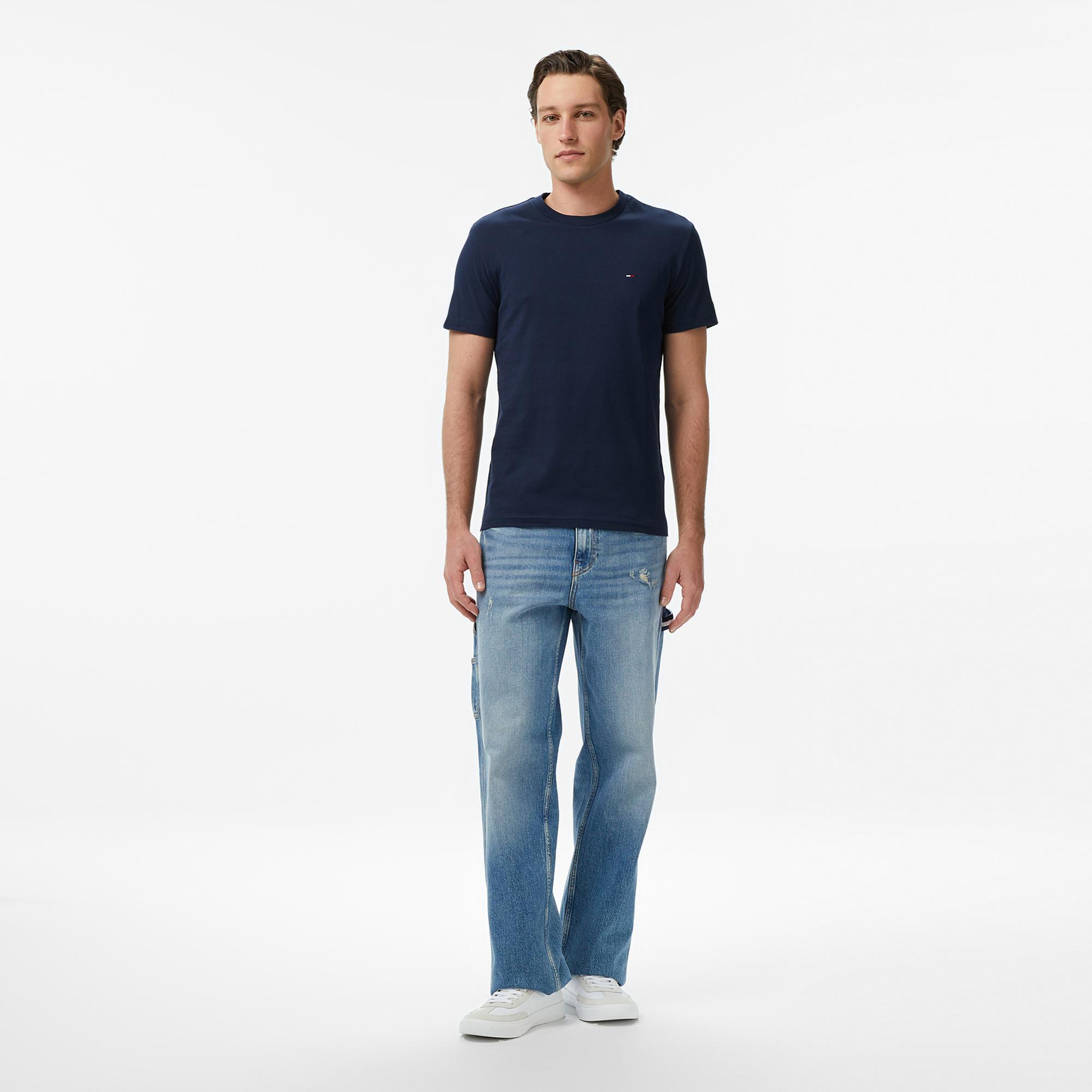 Tommy Hilfiger Classic Flag Erkek Renkli T-Shirt