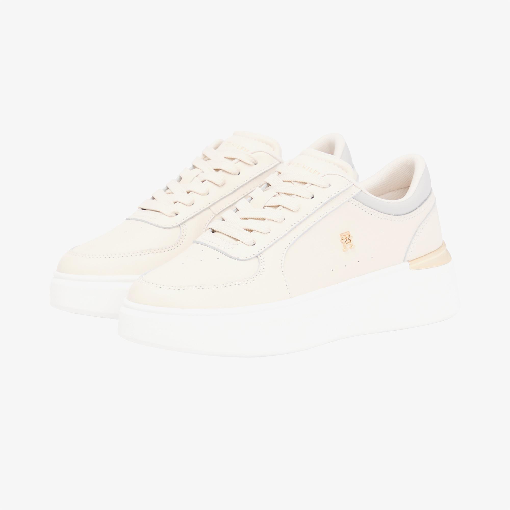 Tommy Hilfiger Estefania Kadın Bej Sneaker