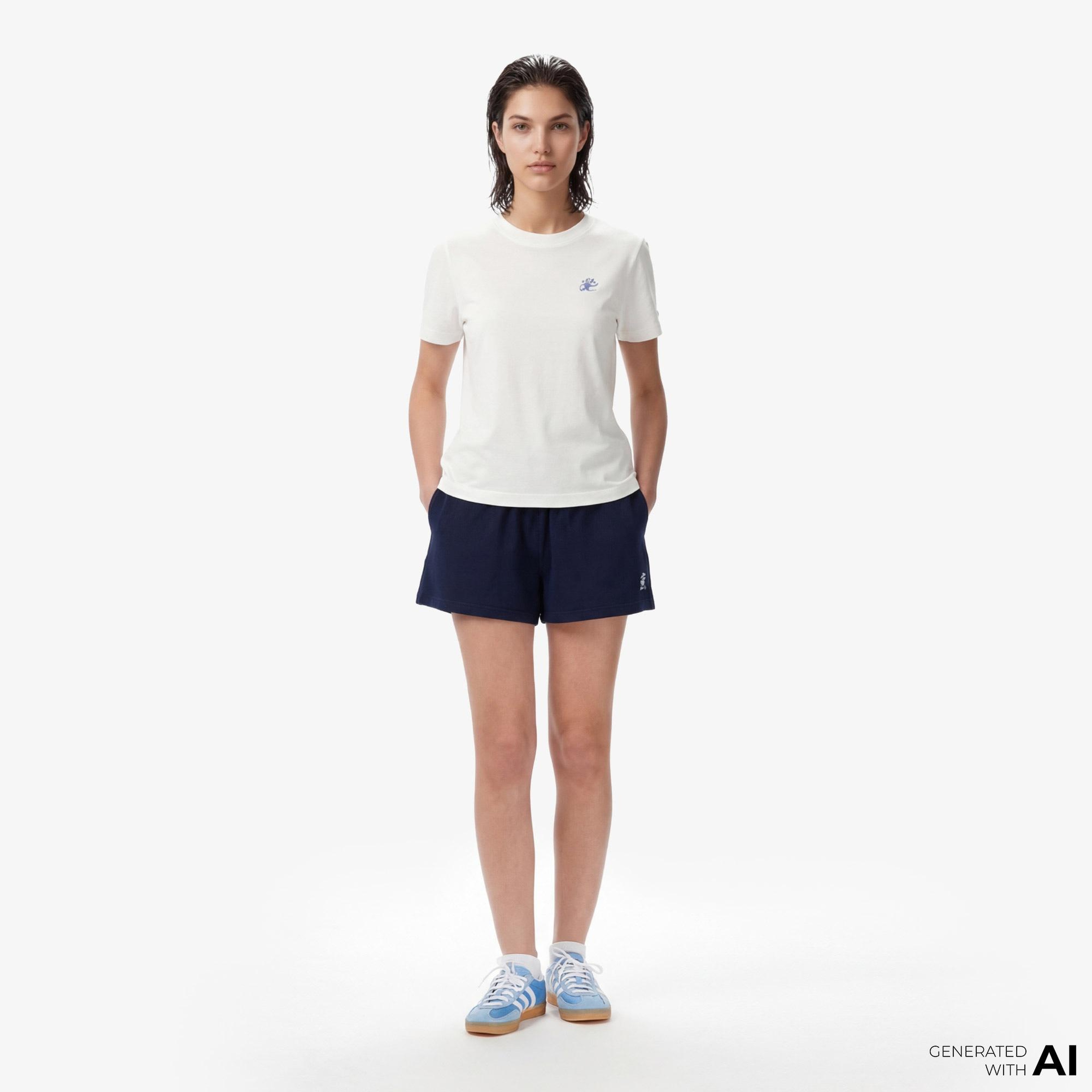 Tommy Hilfiger Script Kadın Beyaz T-Shirt