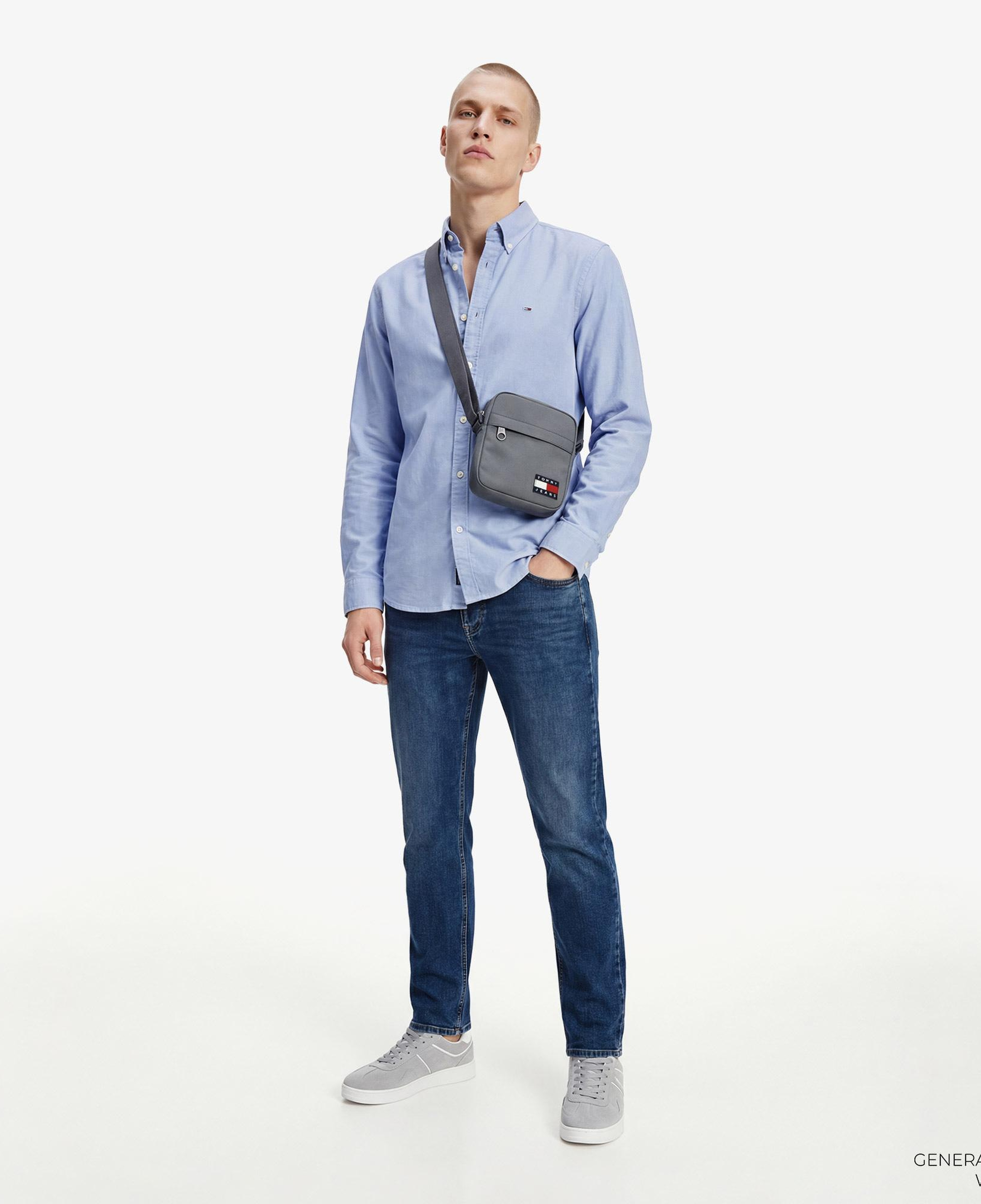 Tommy Hilfiger Oxford Erkek Mavi Gömlek