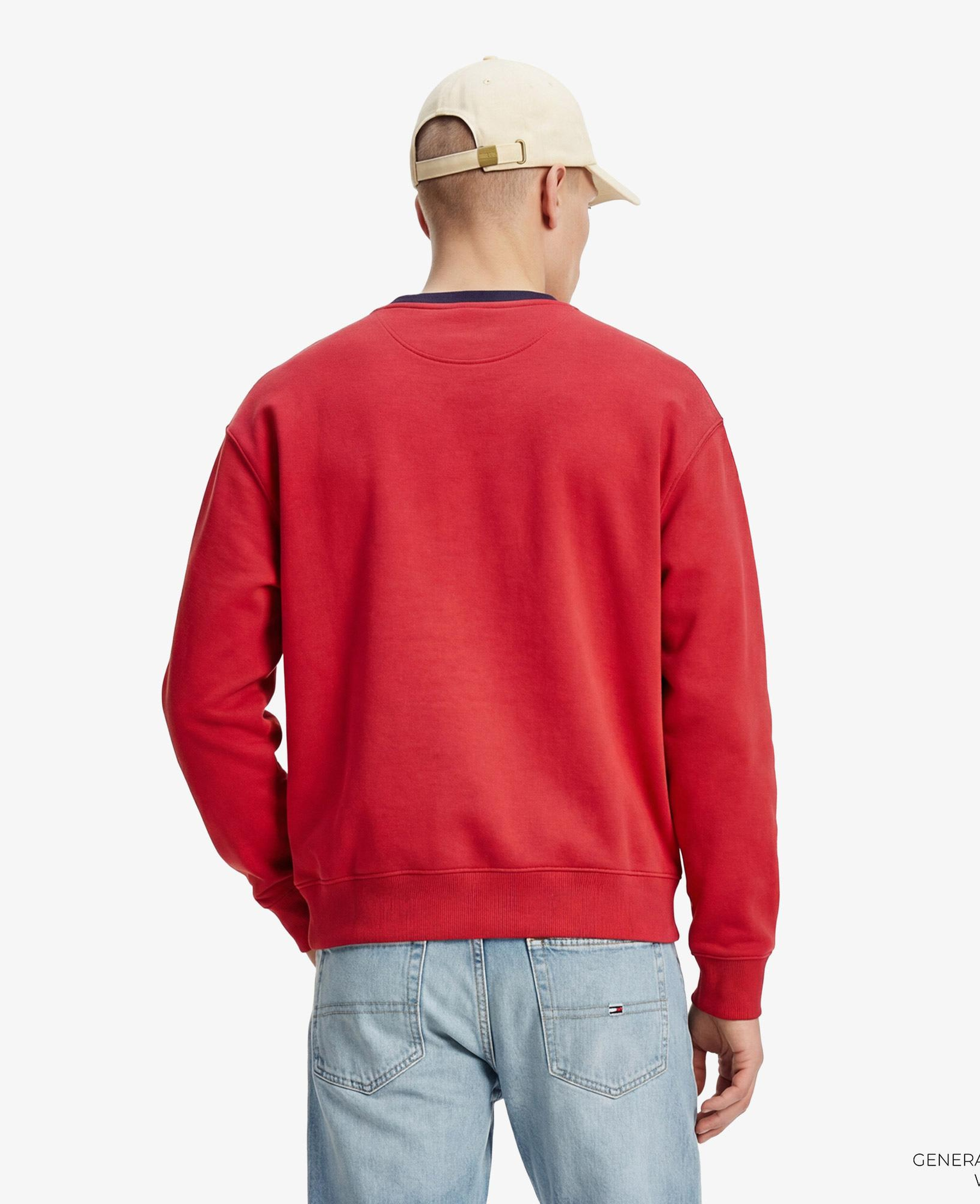 Tommy Hilfiger Dna Graphics Erkek Kırmızı Sweatshirt