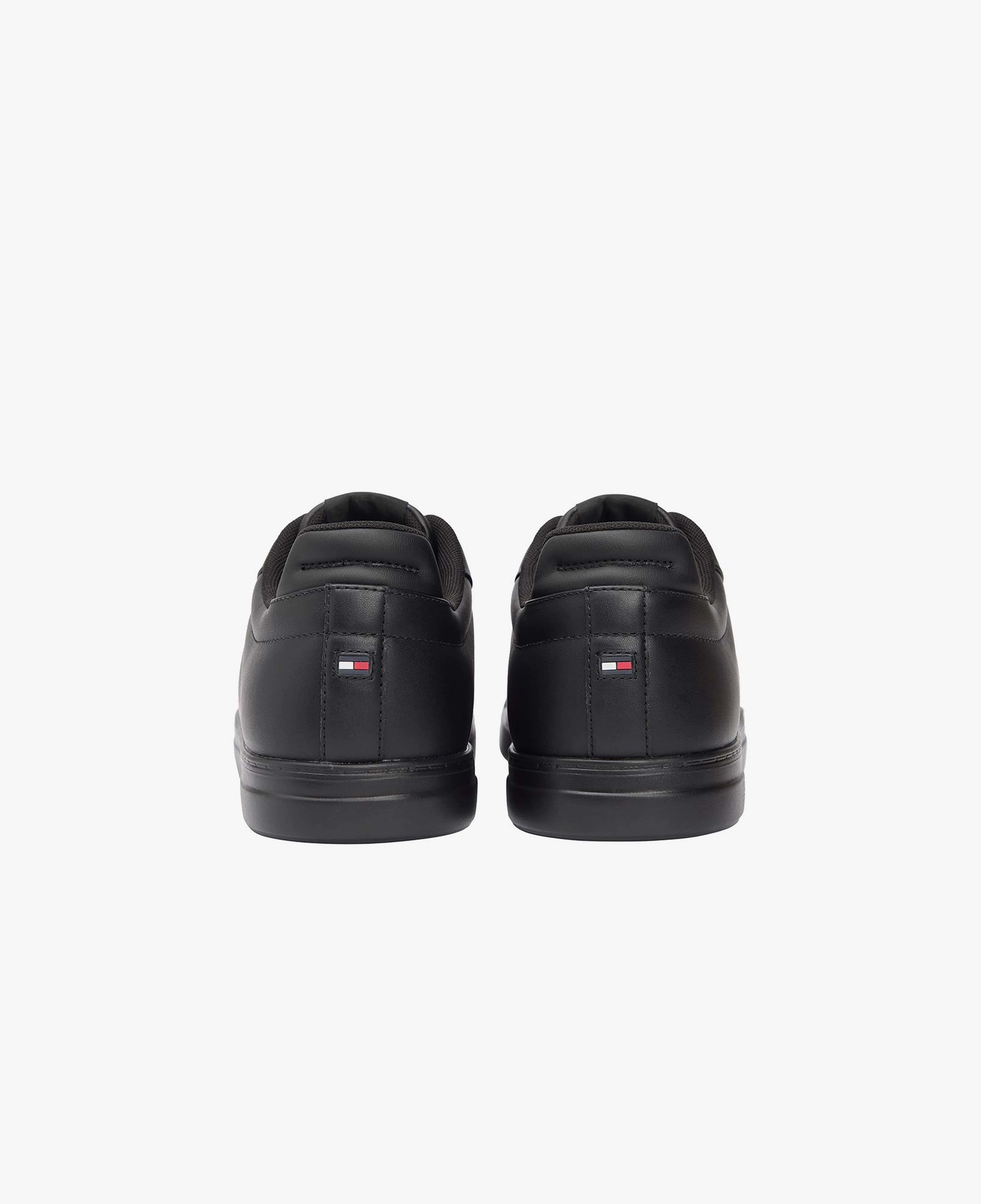 Tommy Hilfiger Icon Court Erkek Siyah Sneaker